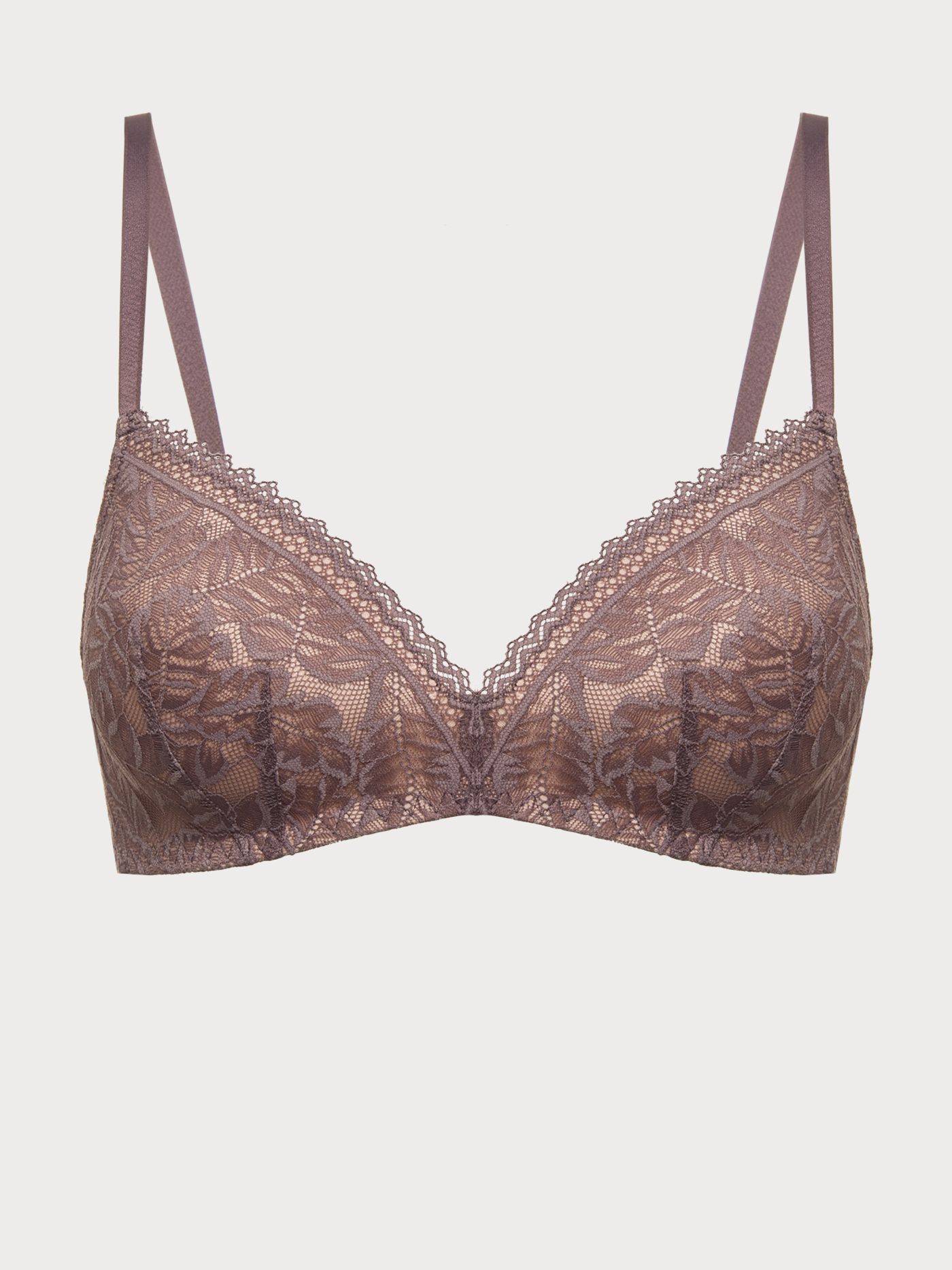 Бюстгальтер треугольник t-shirt Кофейный 2852F1401 | фото 2