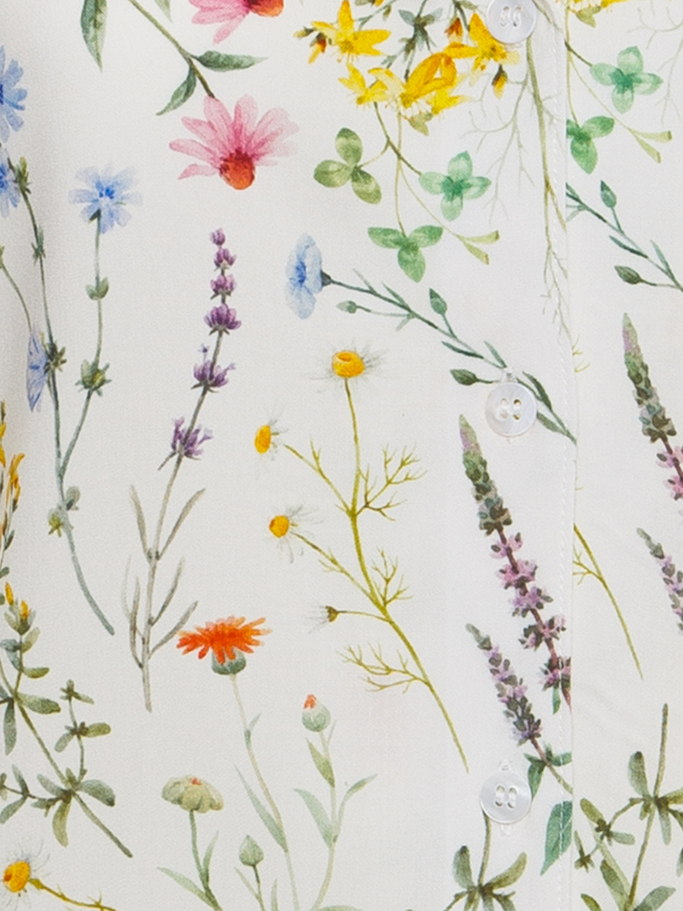 Пижамный топ Принт ботаника PAR-04 | фото 5