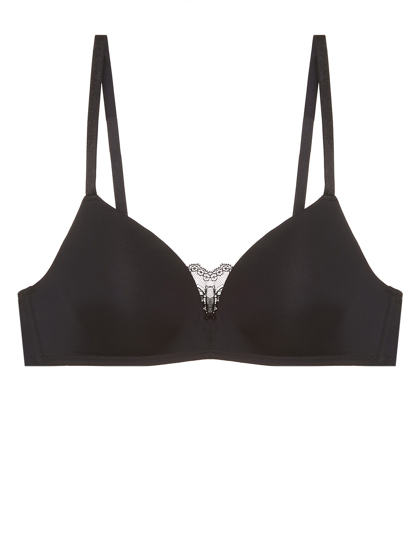 Бюстгальтер мягкий треугольник Черный MOU-12831 | фото 3