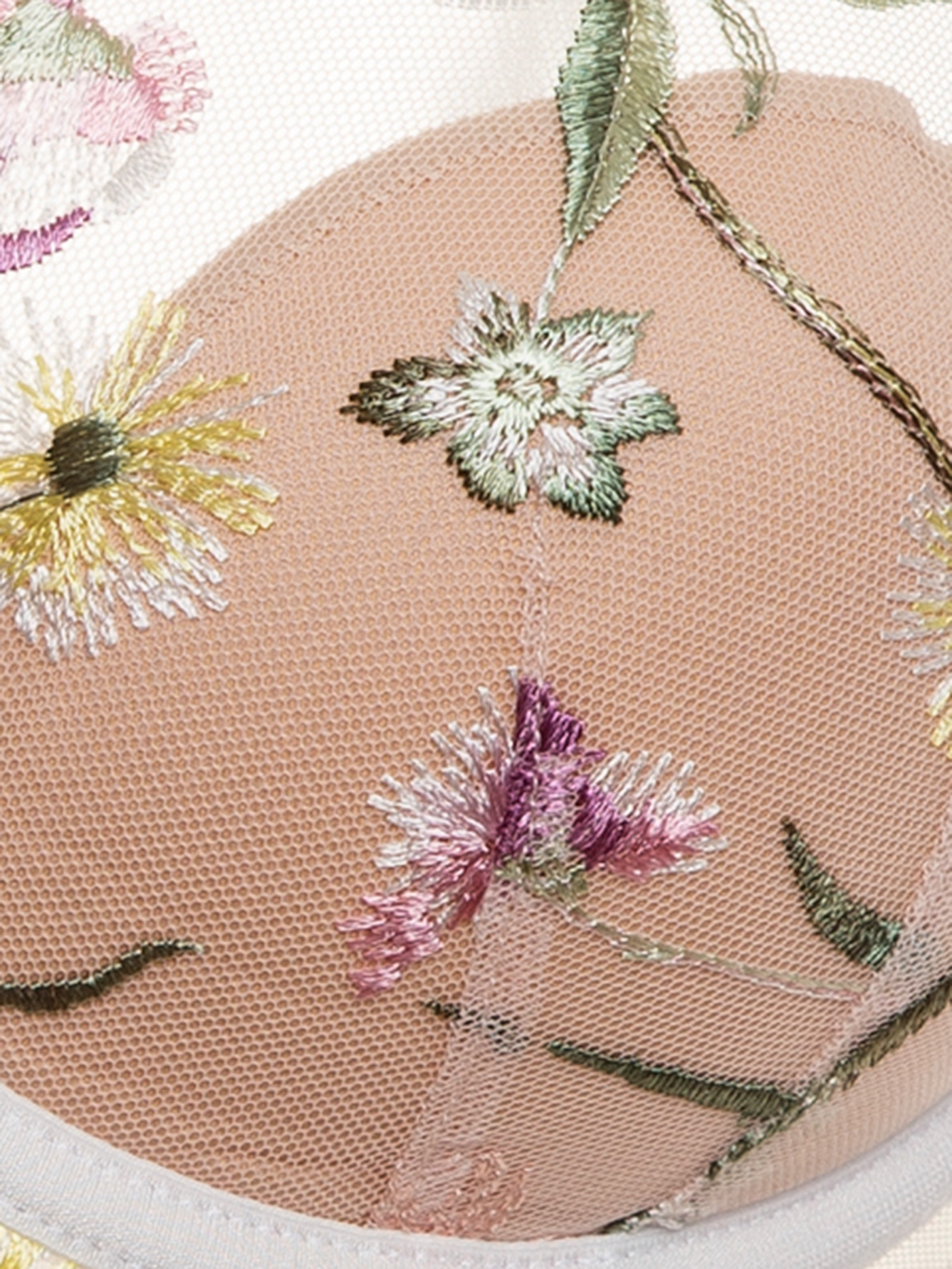 Бюстгальтер мягкий Принт цветы BLQ-1105PUB | фото 2