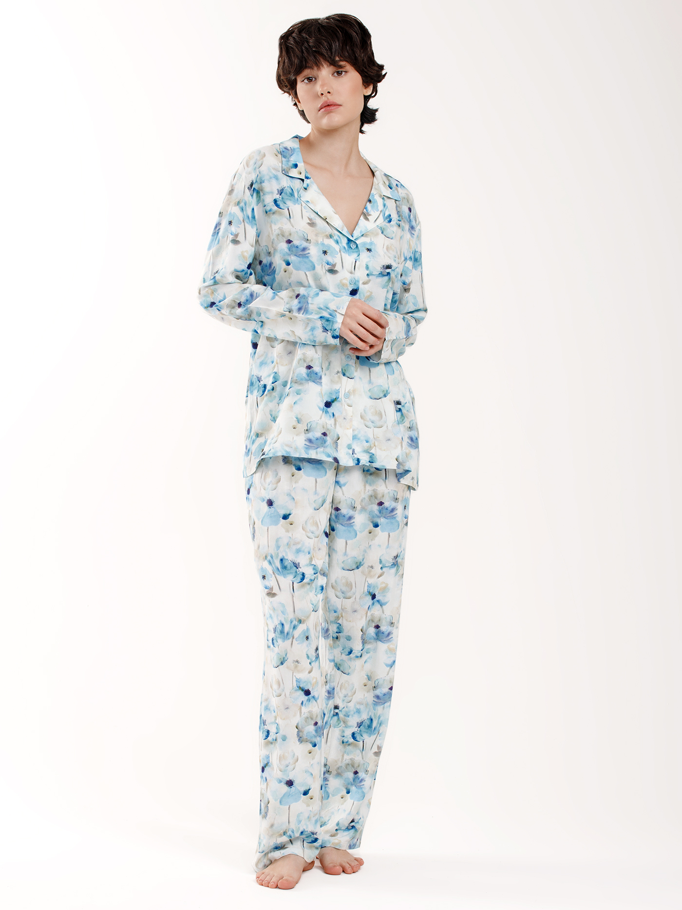 Рубашка Принт акварель PAR-03 | фото 3