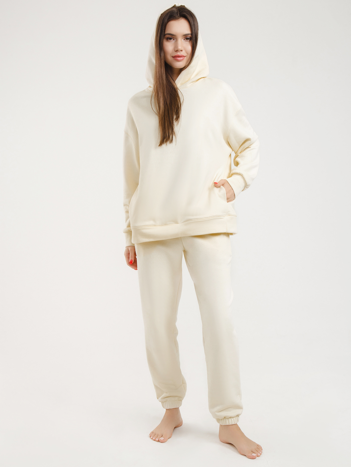 Толстовка Экрю 2838F3621 | фото 2