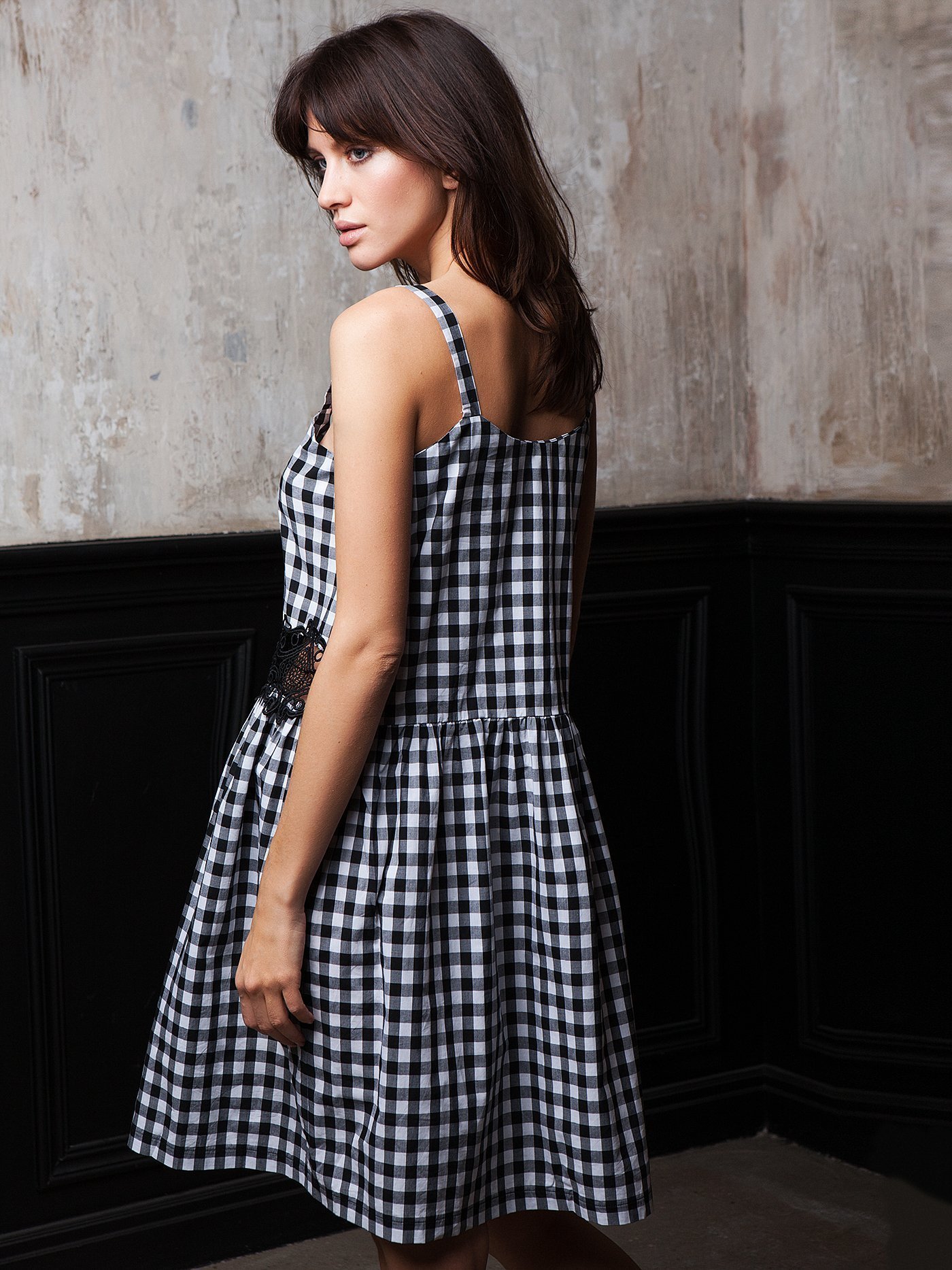 Сарафан Принт клетка SR-1 | фото 2