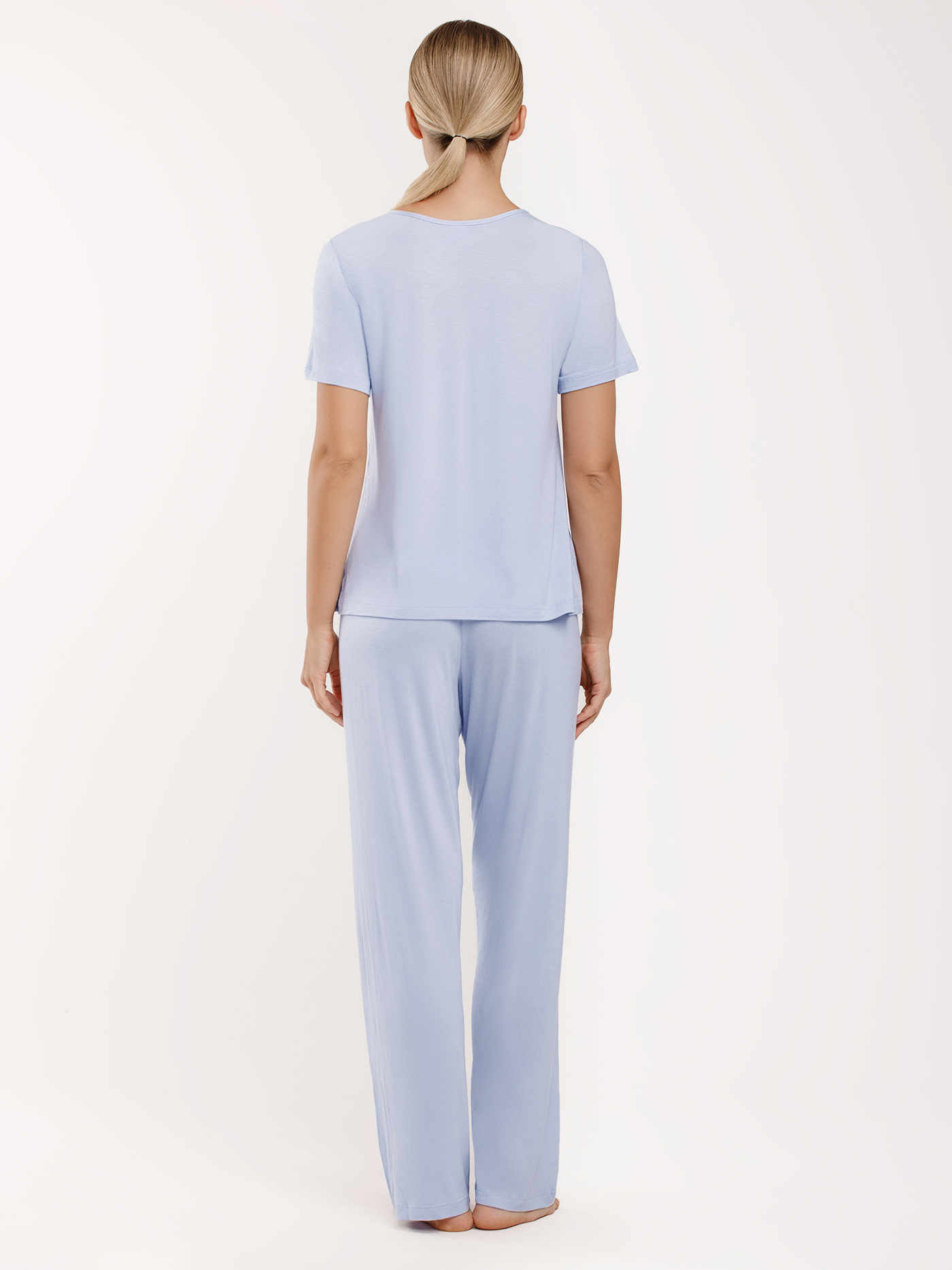 Футболка Сиреневый 2999F3424 | фото 2