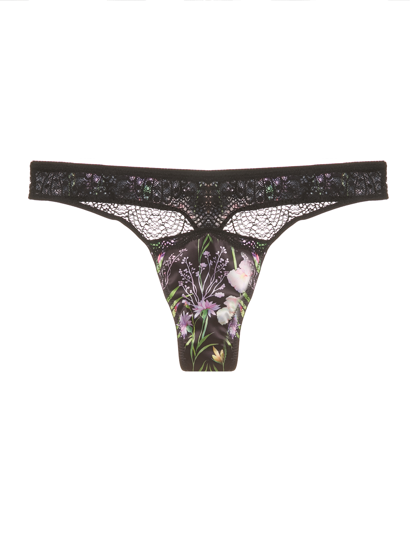 Трусы стринг Принт цветы TAN-12777 | фото 3