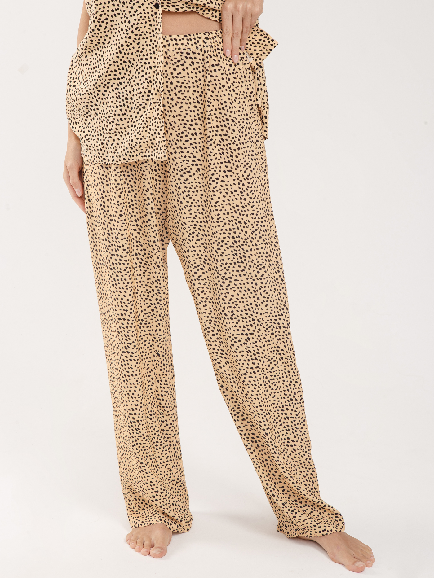 Брюки Принт леопард PAR-01 | фото 3