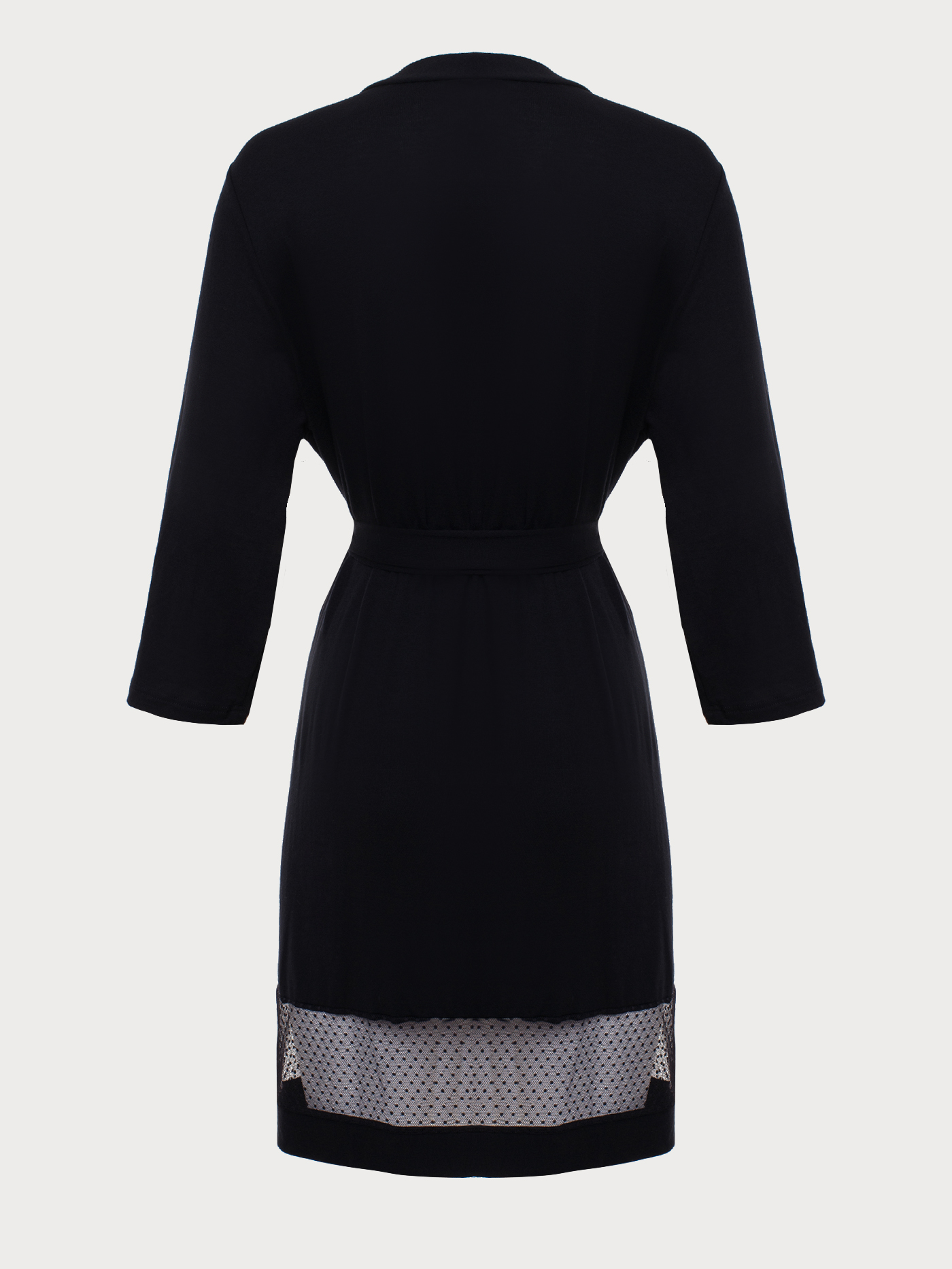 Халат Черный 2939F3504 | фото 6