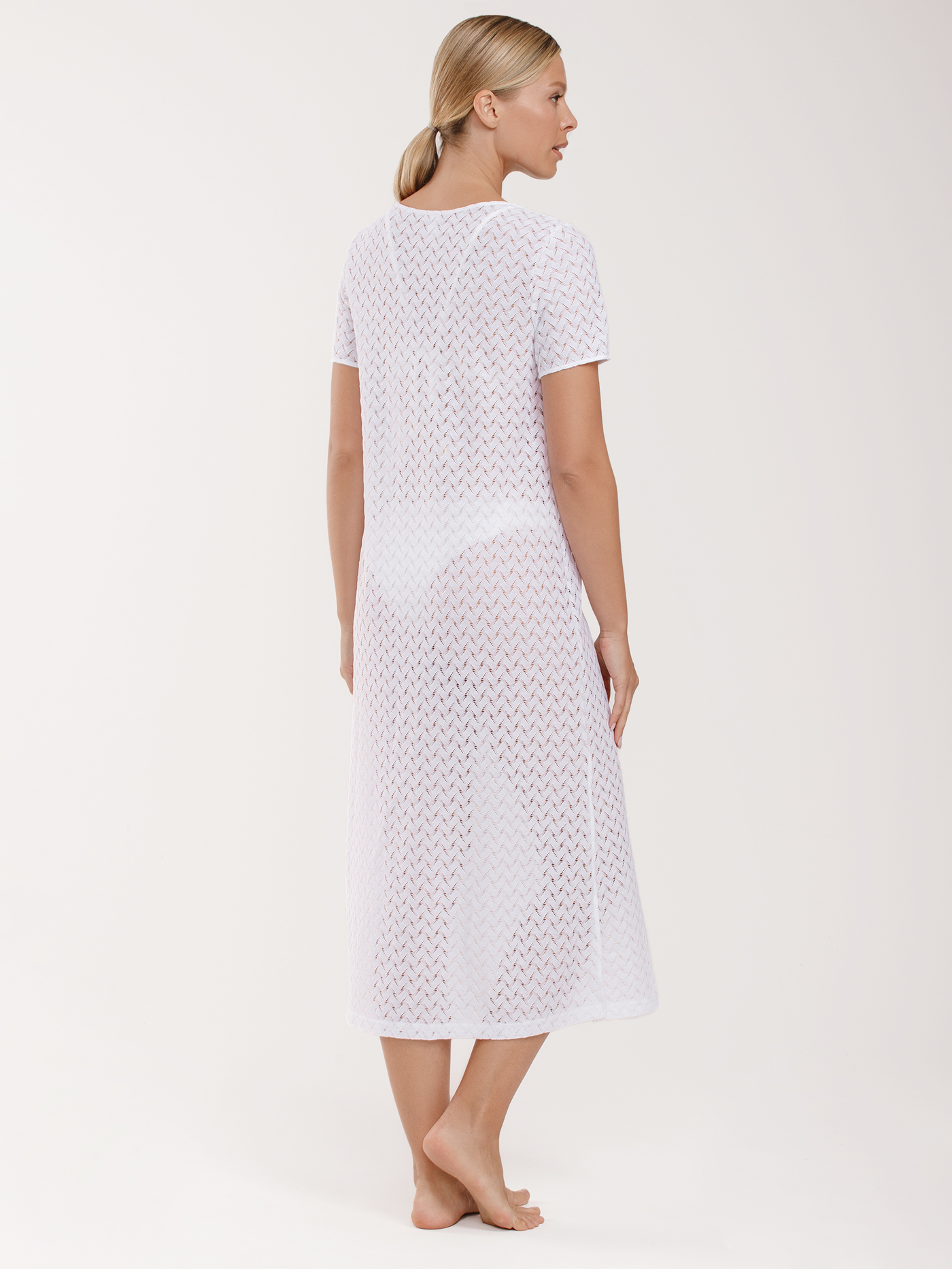 Платье длинное Белый 2970S4522 | фото 2