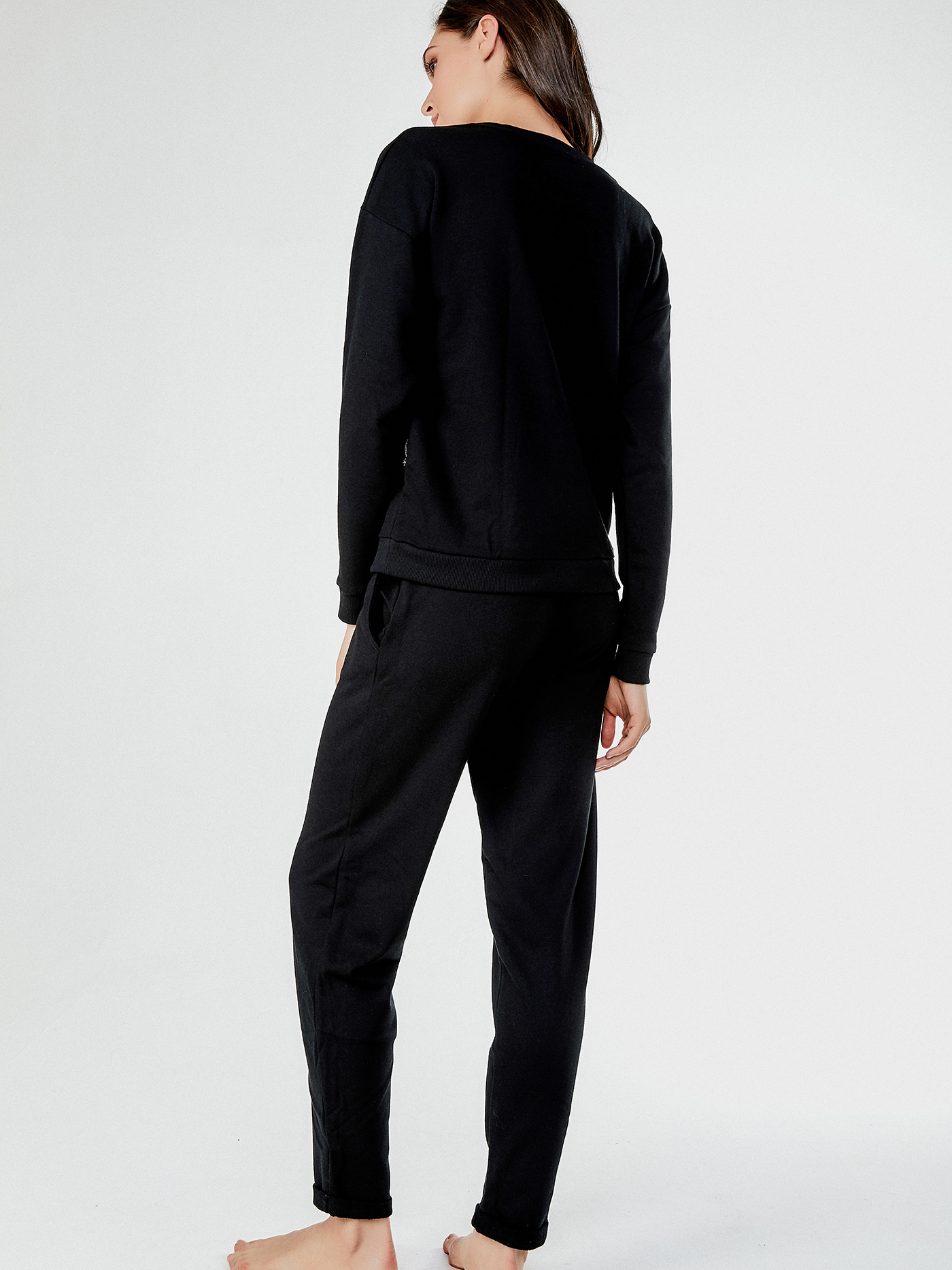 Брюки Черный 9961a | фото 2