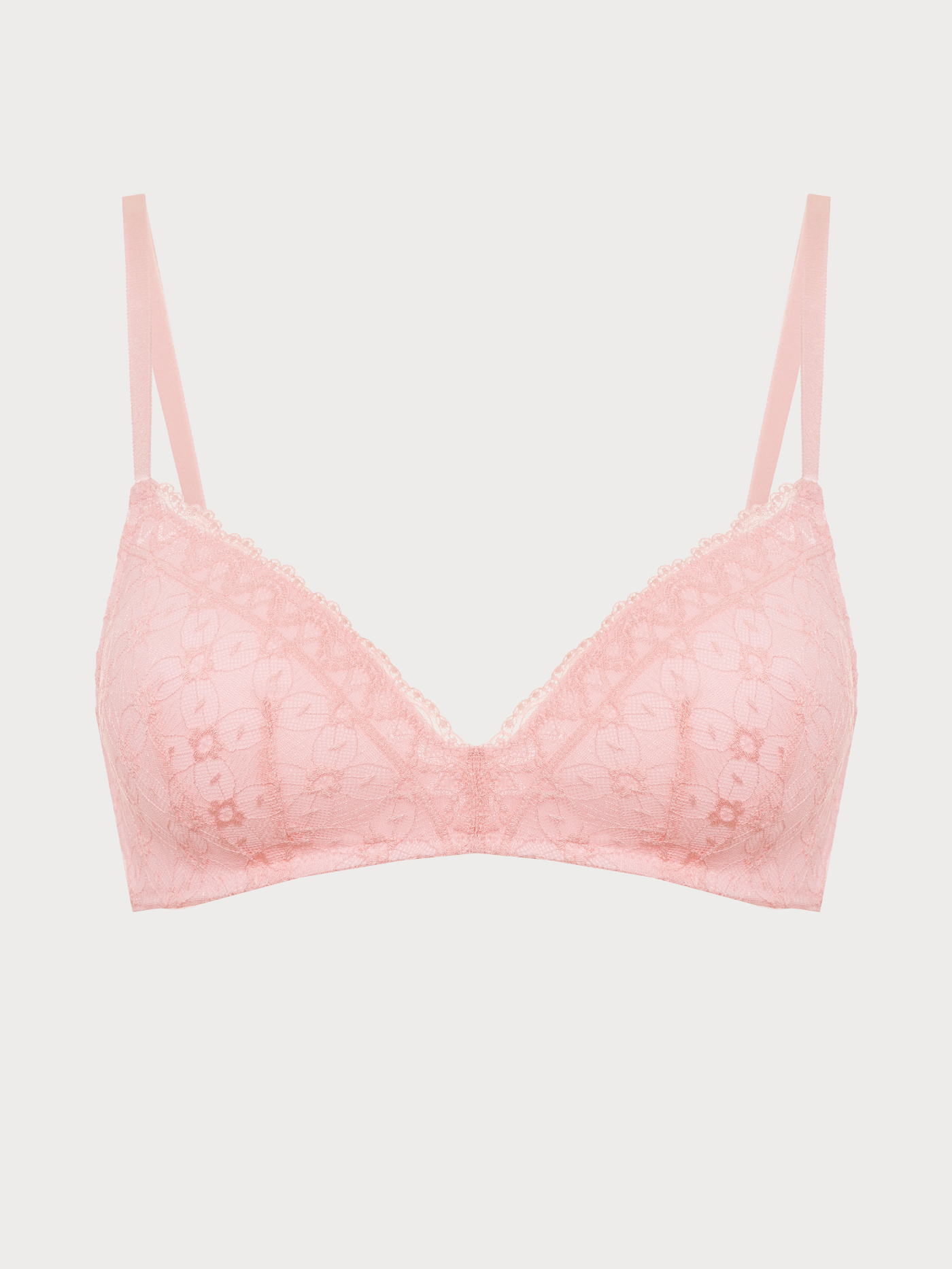 Бюстгальтер треугольник t-shirt Пастельно-розовый 2958F1401 | фото 6