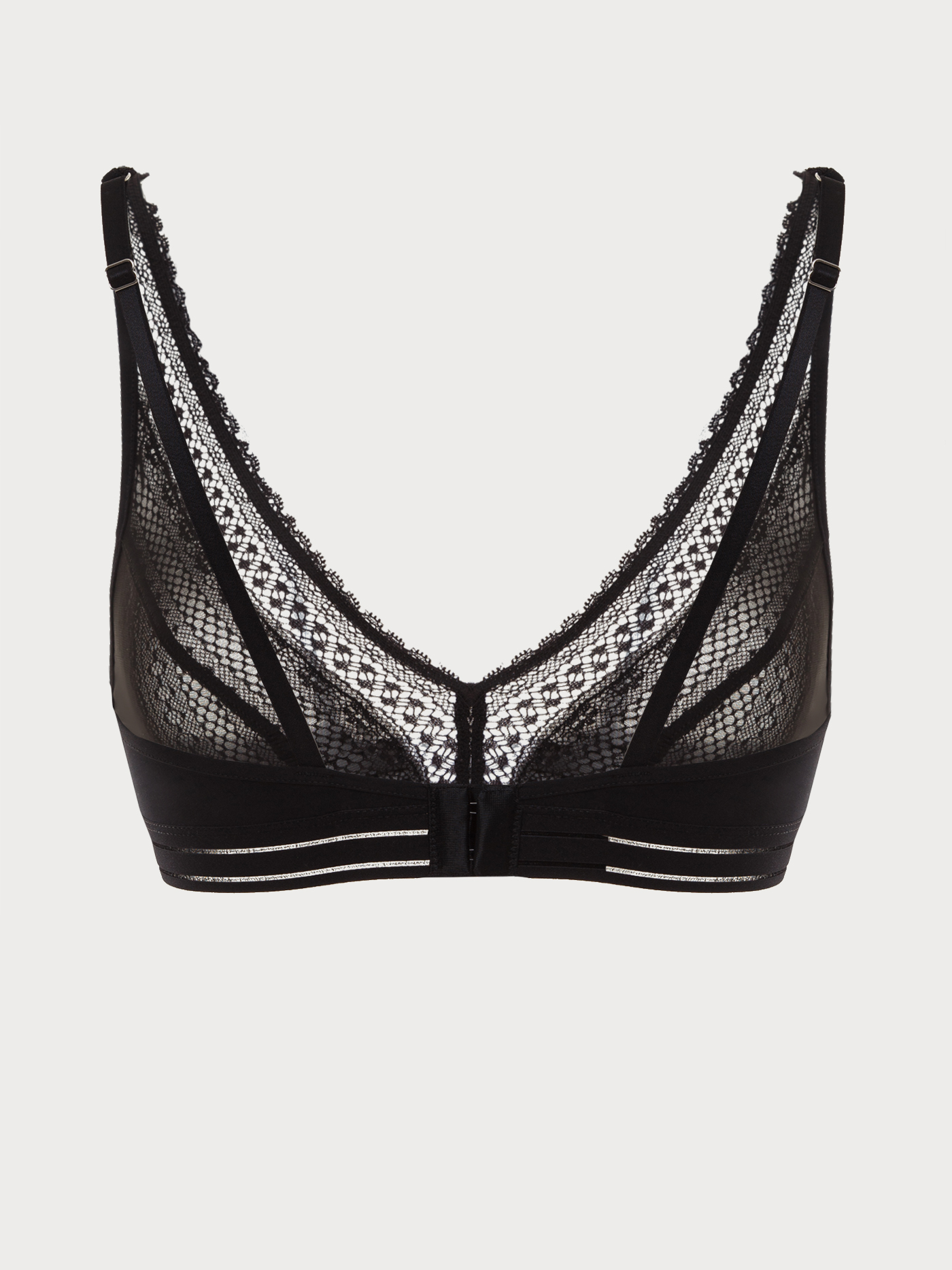 Бюстгальтер мягкий треугольник Черный 2872F1419 | фото 7