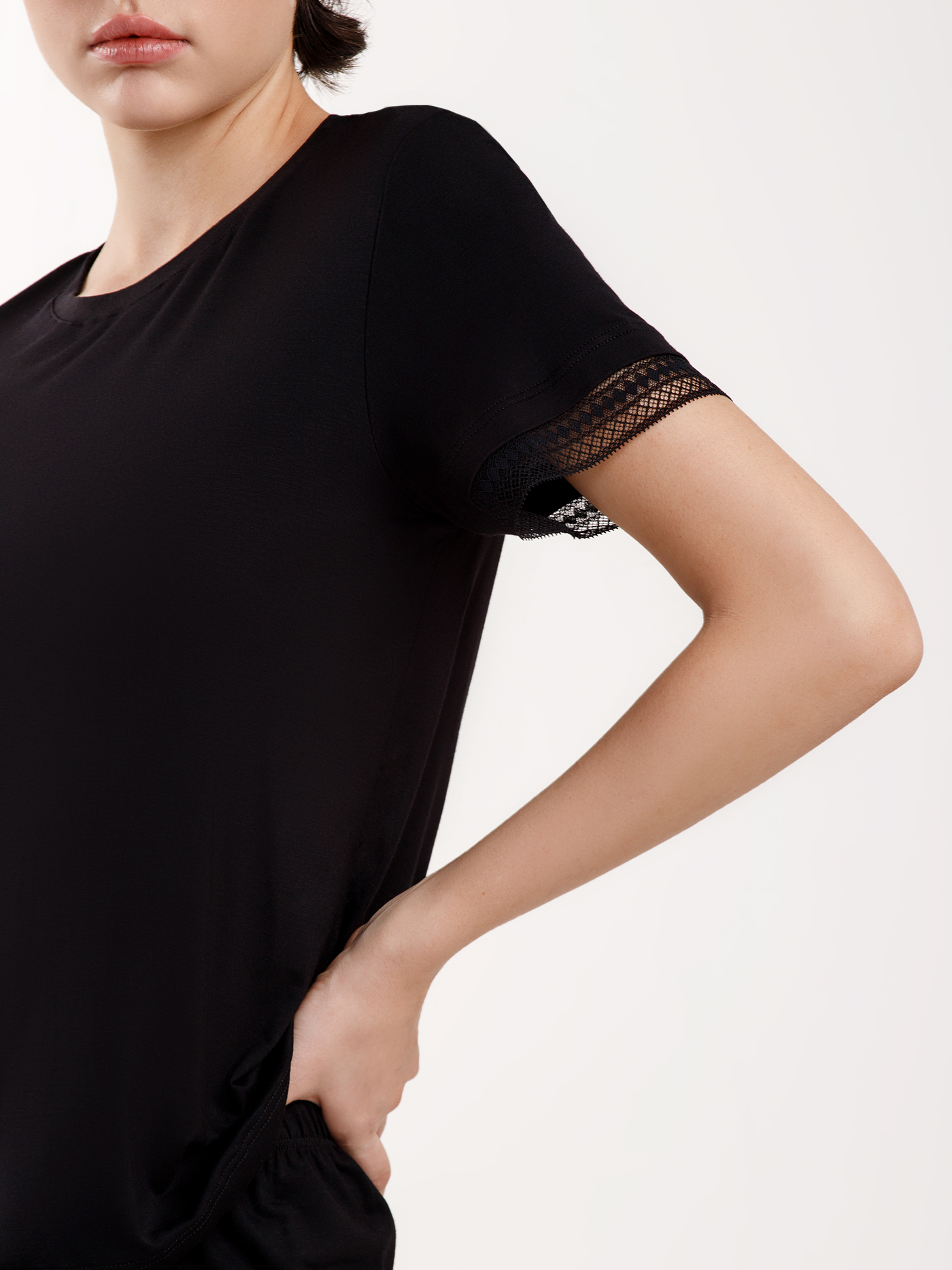 Футболка Черный 3017F3424 | фото 1