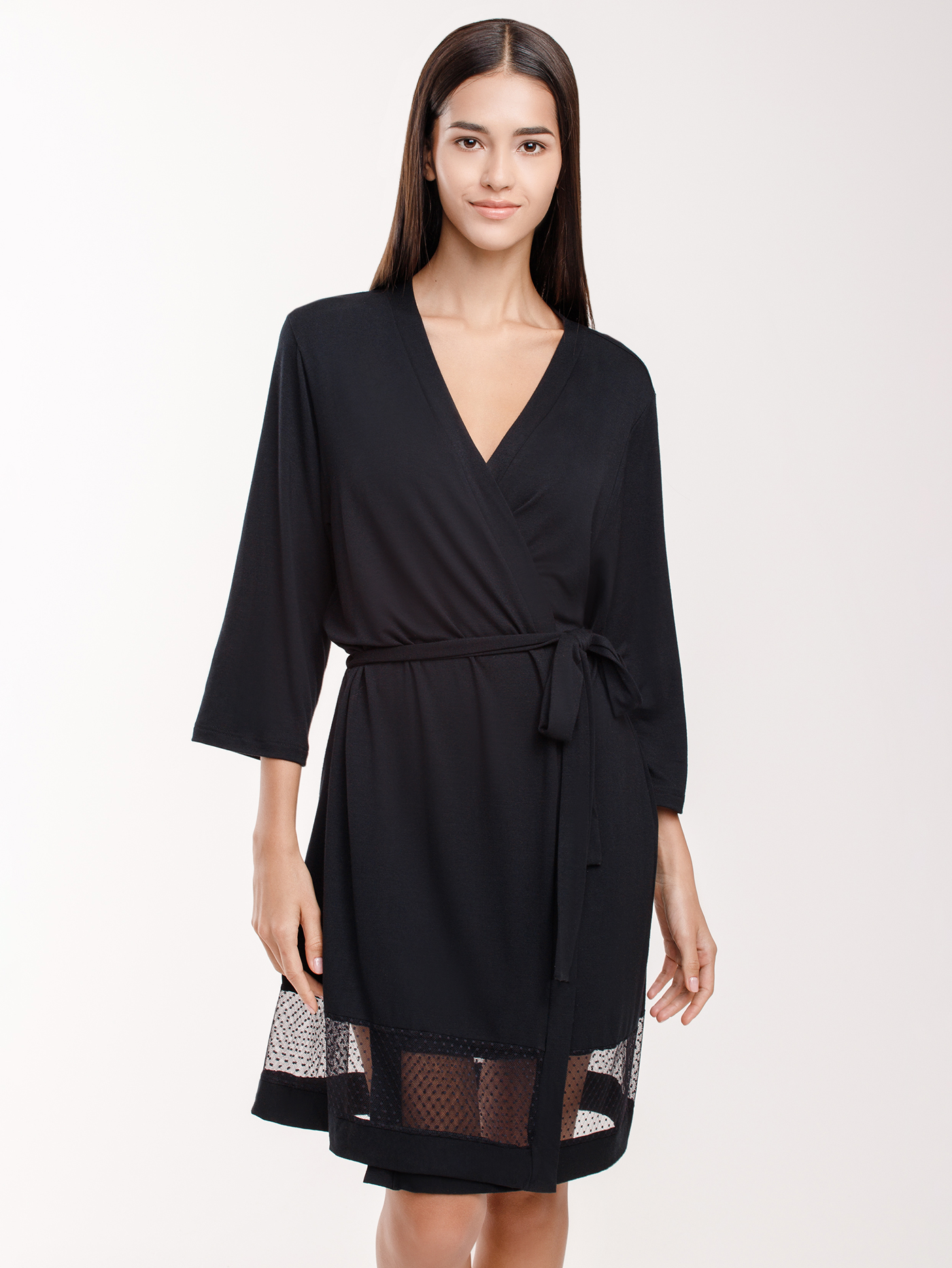 Халат Черный 2939F3504 | фото 1