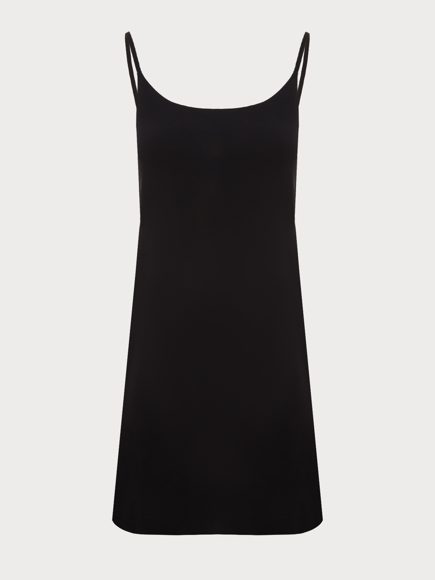 Сорочка на бретелях Черный 2834F3207 | фото 5