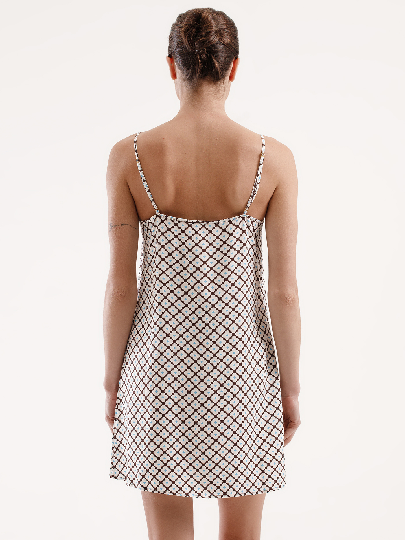 Сорочка короткая Принт геометрия PAR-07 | фото 3