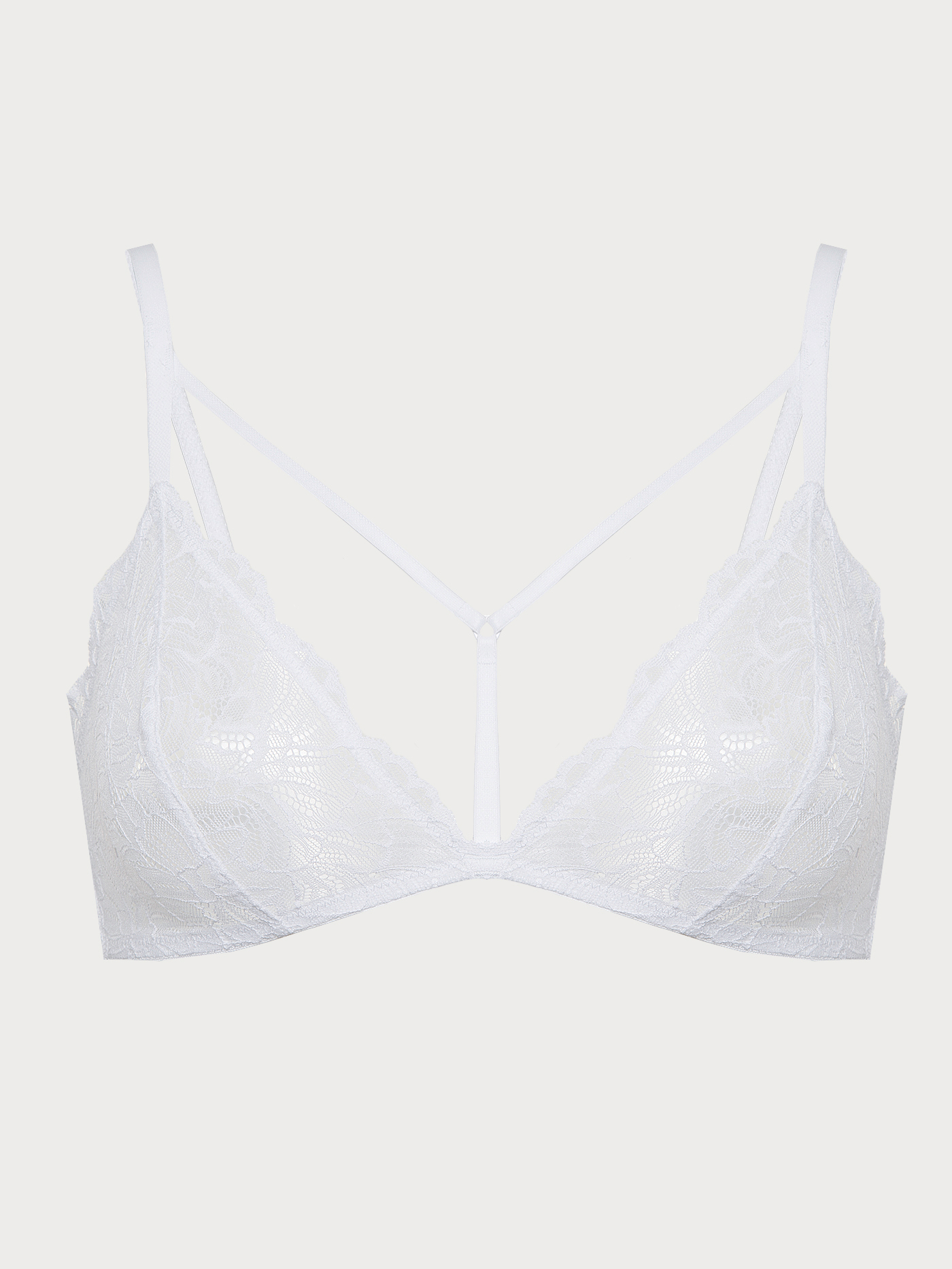 Бюстгальтер мягкий треугольник Белый DE5949SB | фото 6