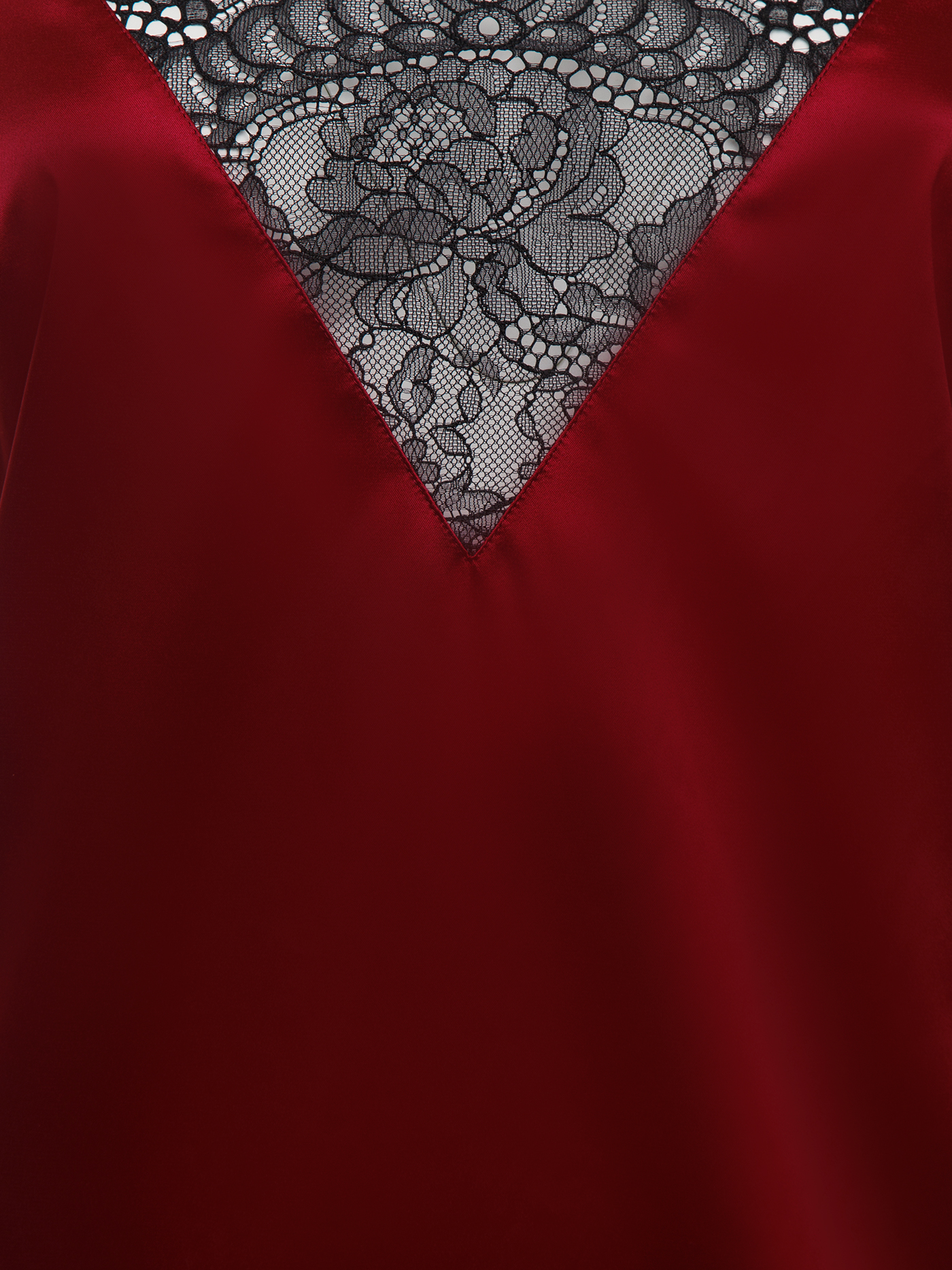 Сорочка короткая Бордовый 3038F3206 | фото 2