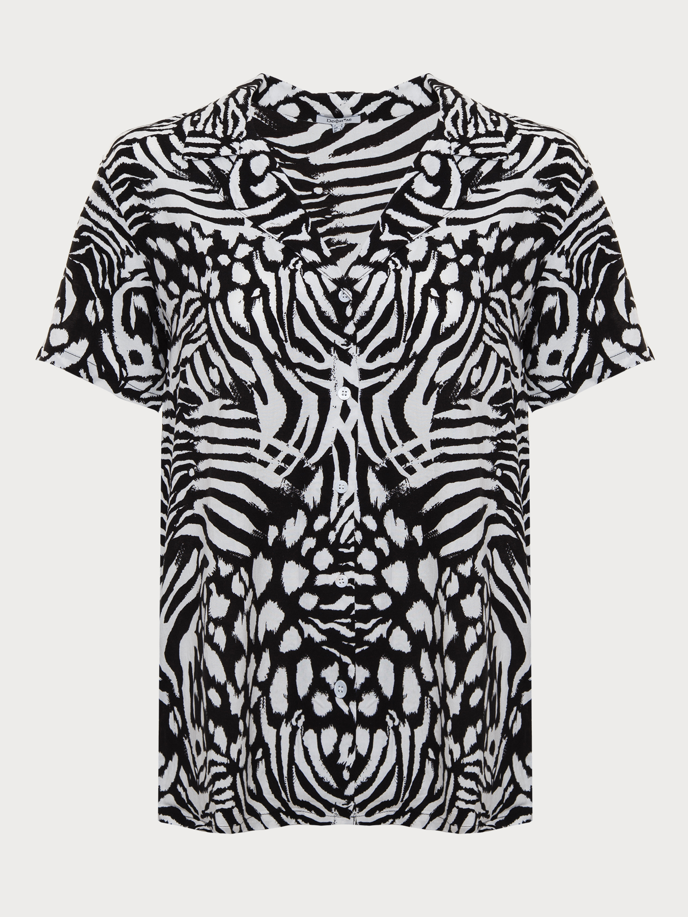 Пижамный топ Принт зебра PAR-04 | фото 4