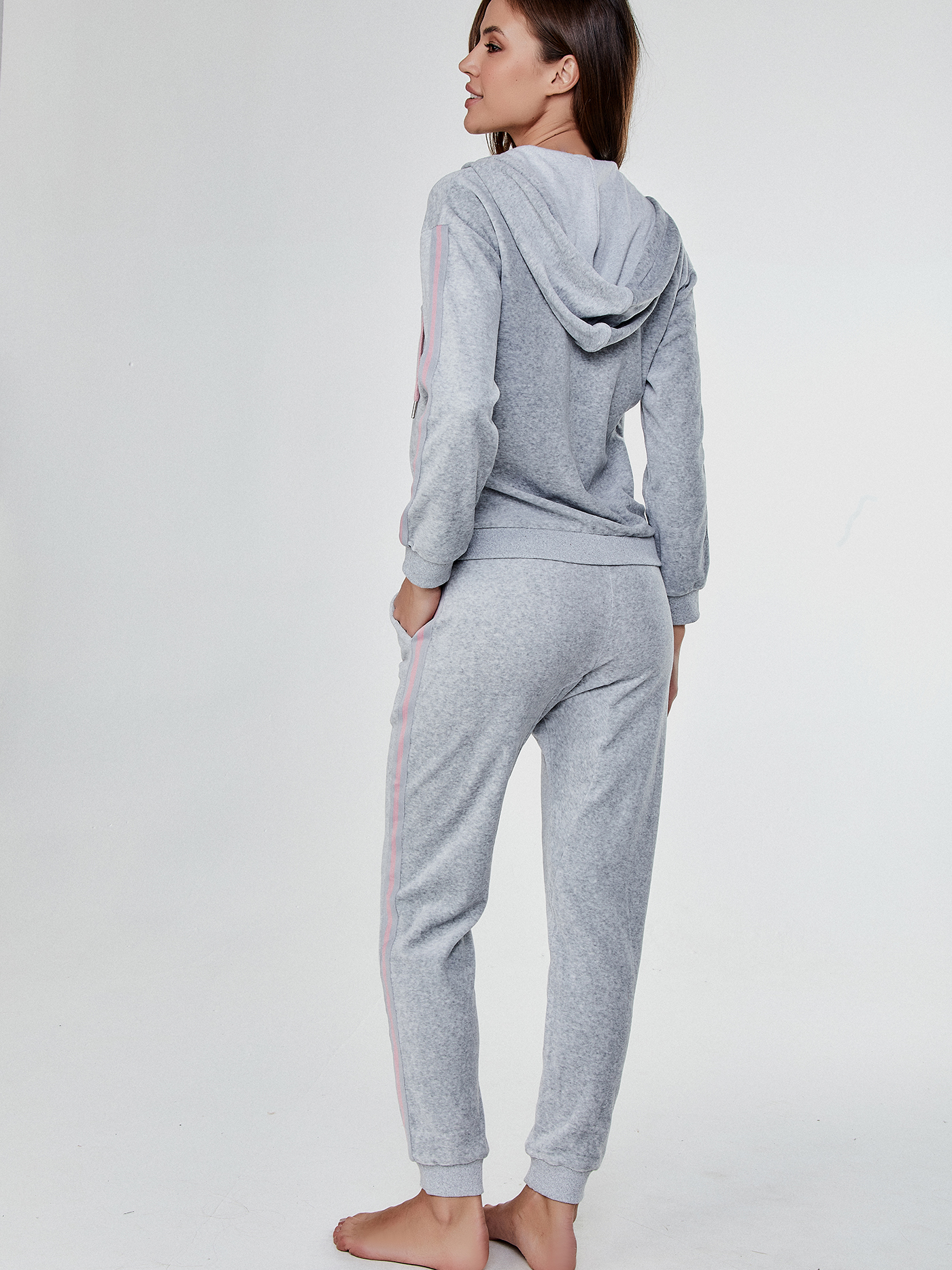 Брюки Серый меланж VT2 | фото 2