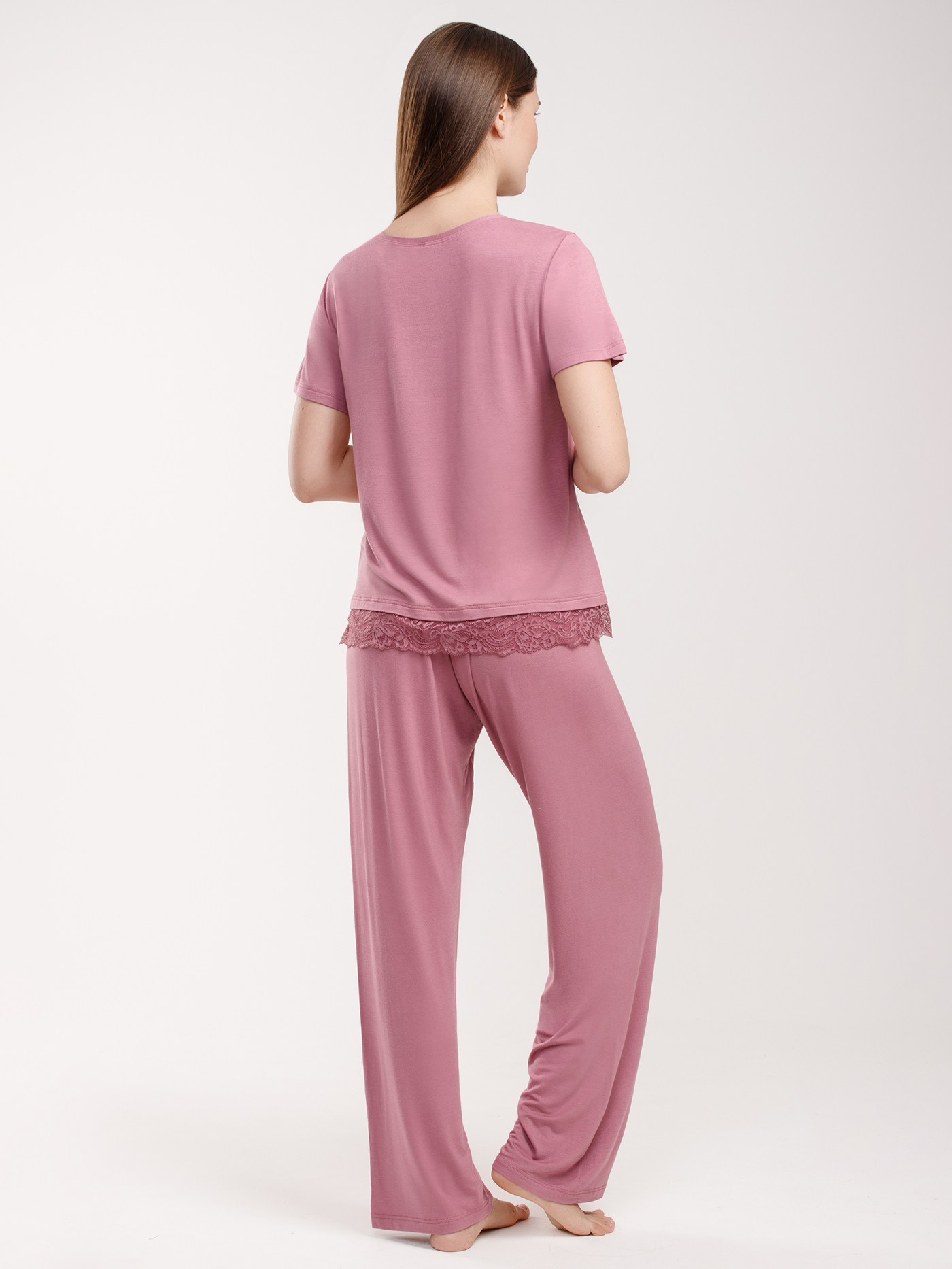 Брюки Пыльная роза 2941F5004L | фото 2