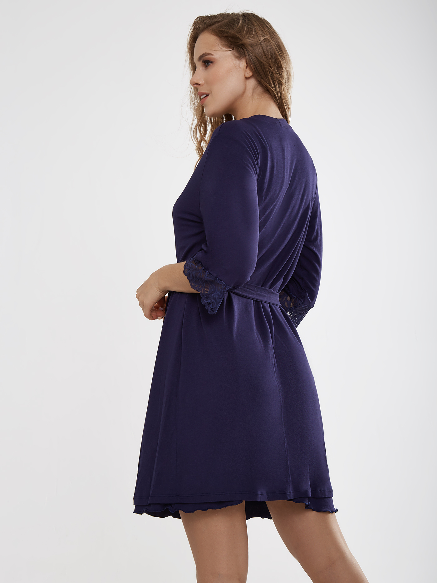 Халат Синий 2685F3504 | фото 2