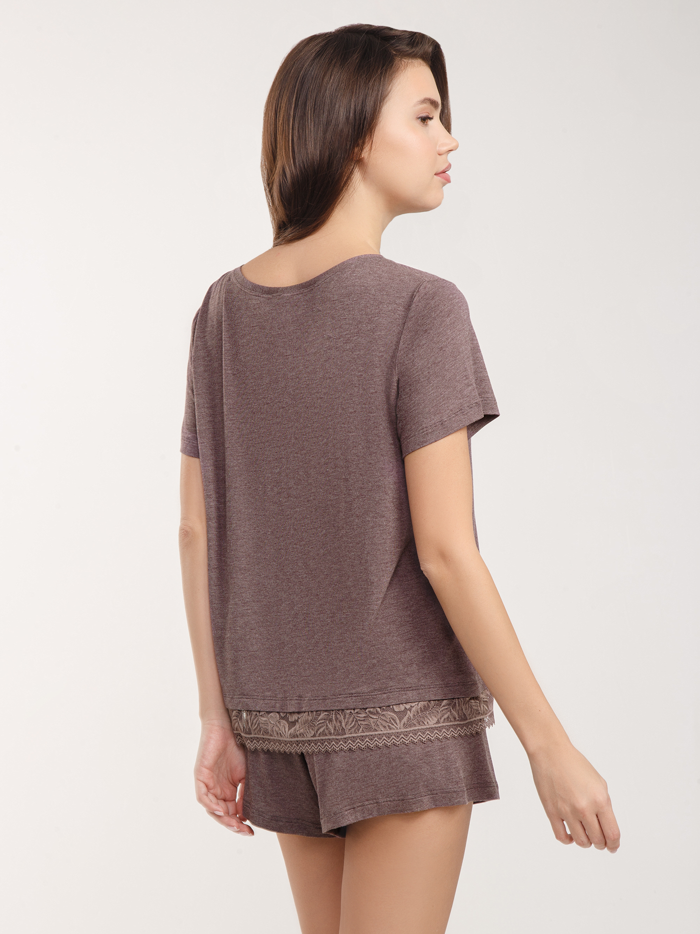 Футболка Кофейный 2855F3424 | фото 2