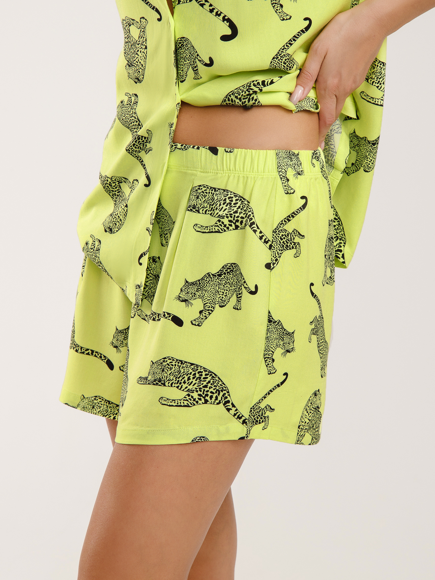 Шорты Неоновый желтый PAR-02 | фото 3