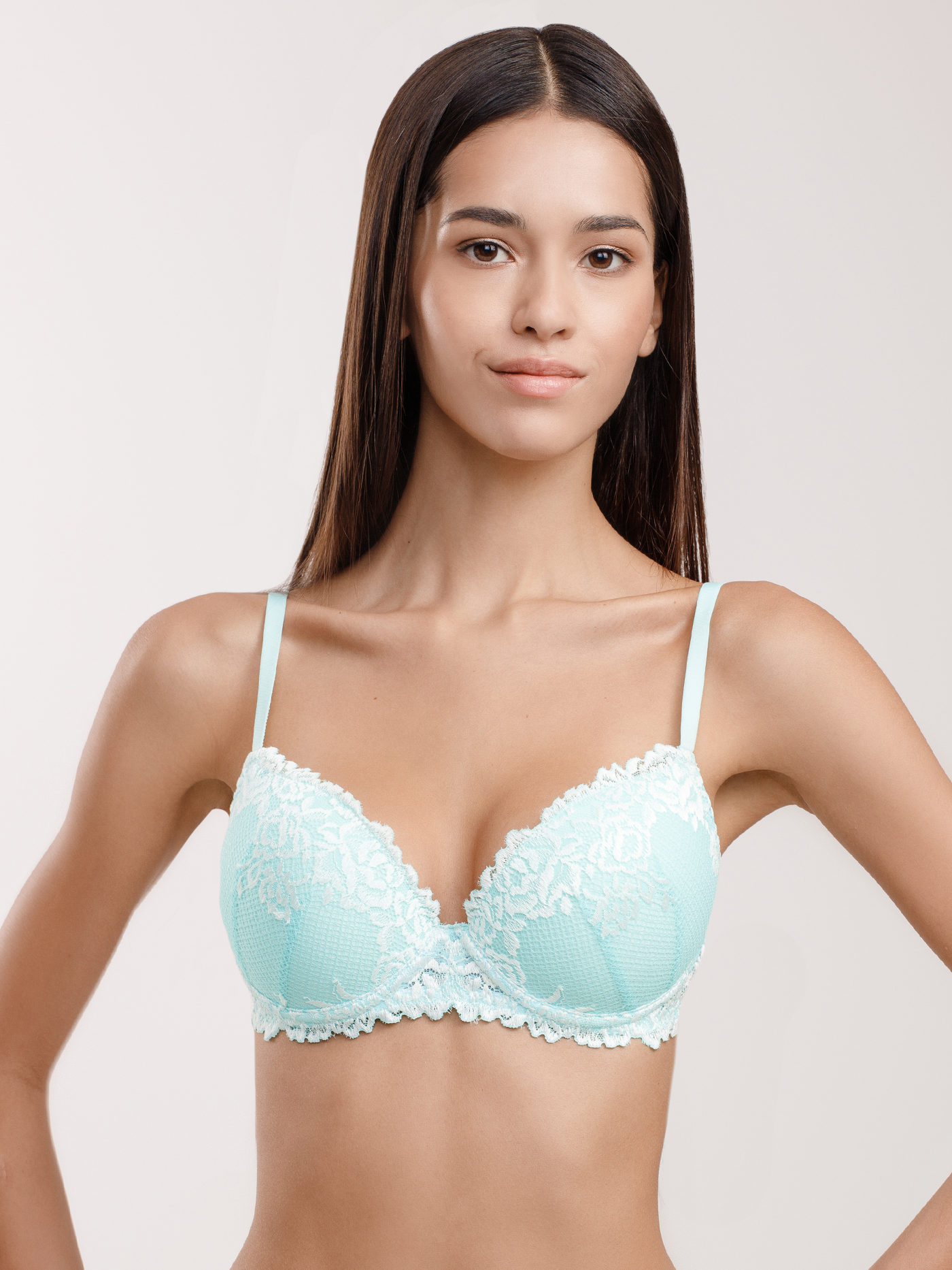 Бюстгальтер push-up Ментоловый 2868F1125 | фото 3