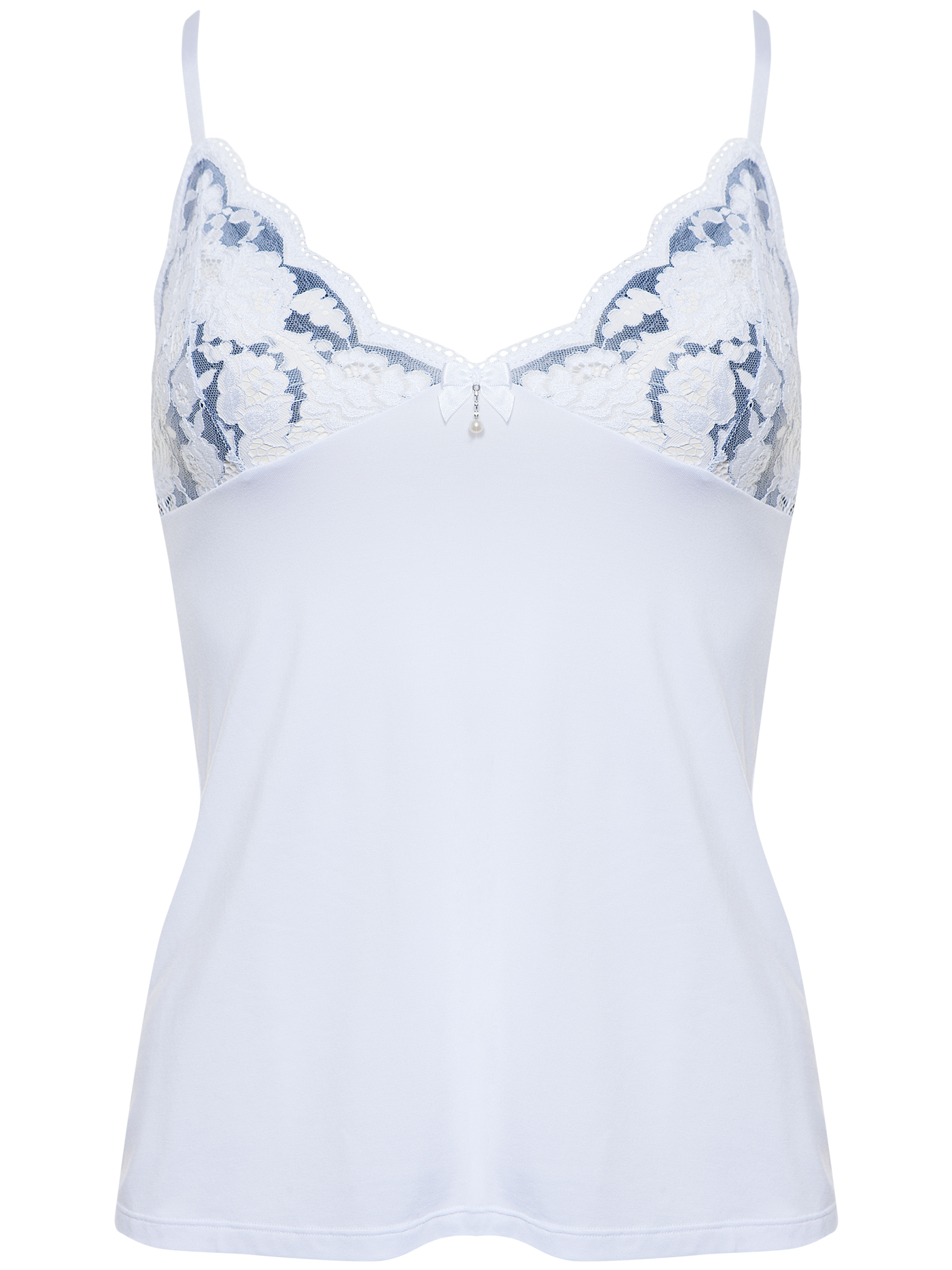 Майка Белый с серым CAM-12093 | фото 3