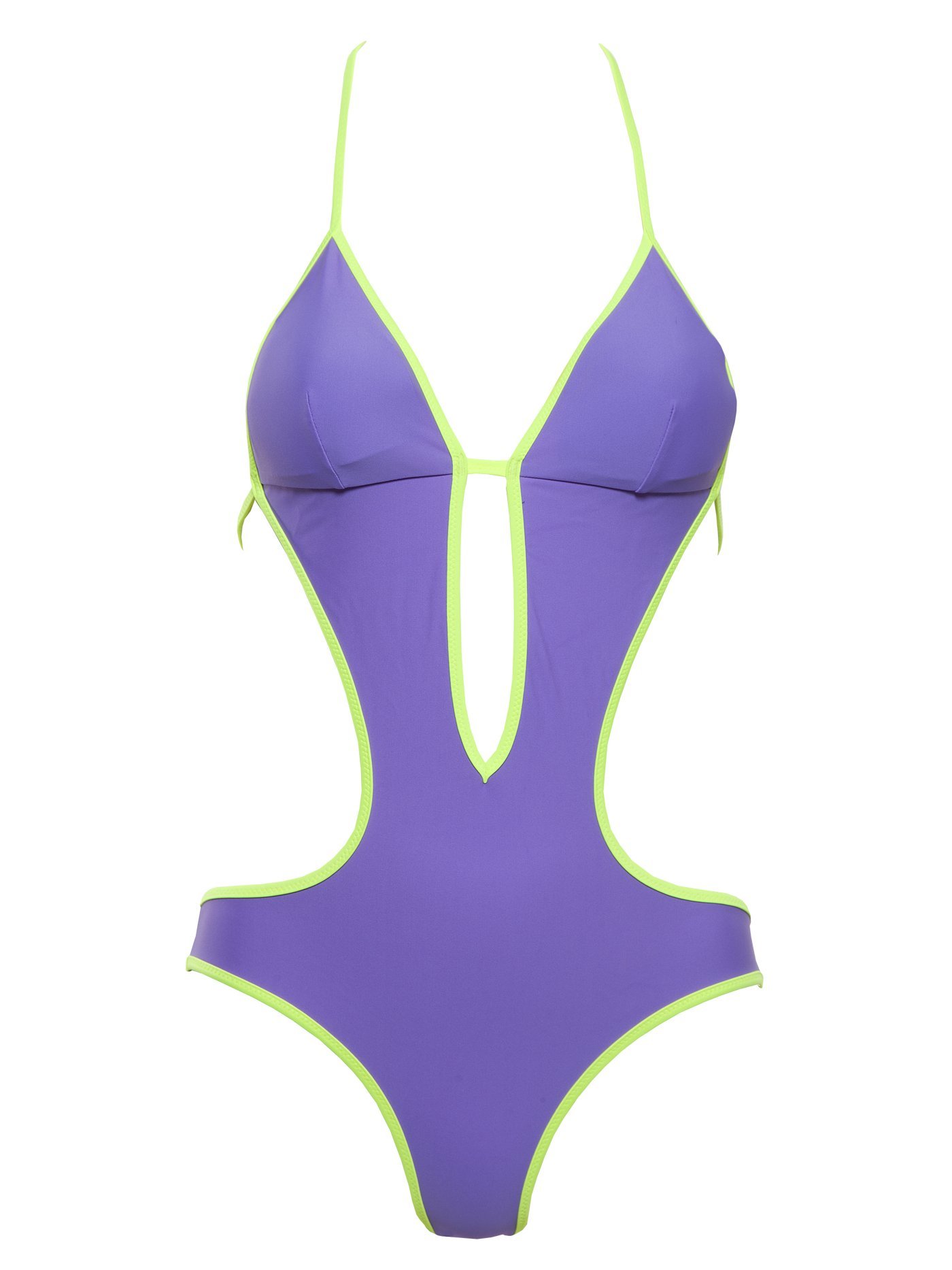 Купальник монокини с мягкой чашкой Сиреневый 2284S4711 | фото 3