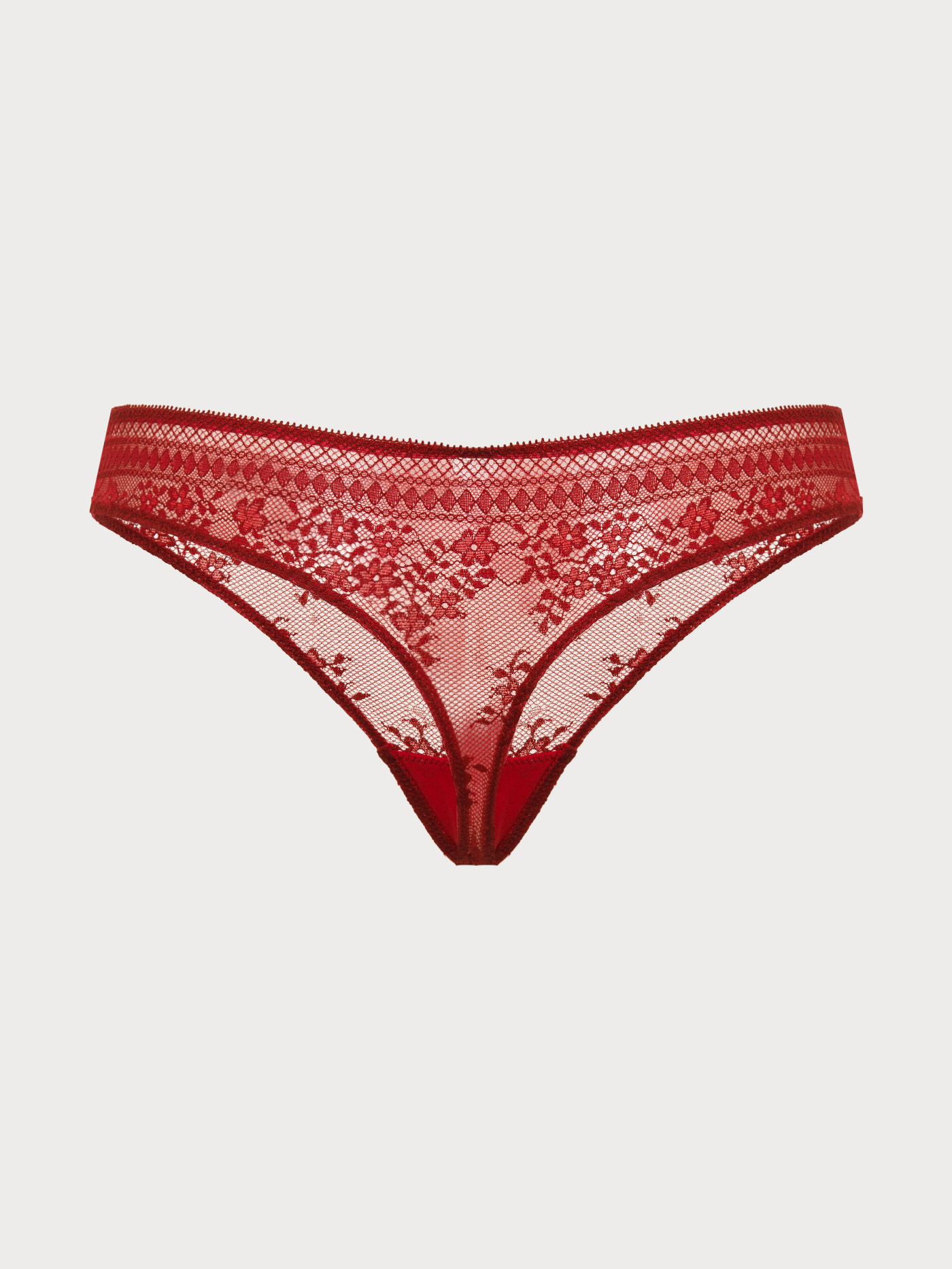 Трусы стринг Бордовый 3018F2101 | фото 7