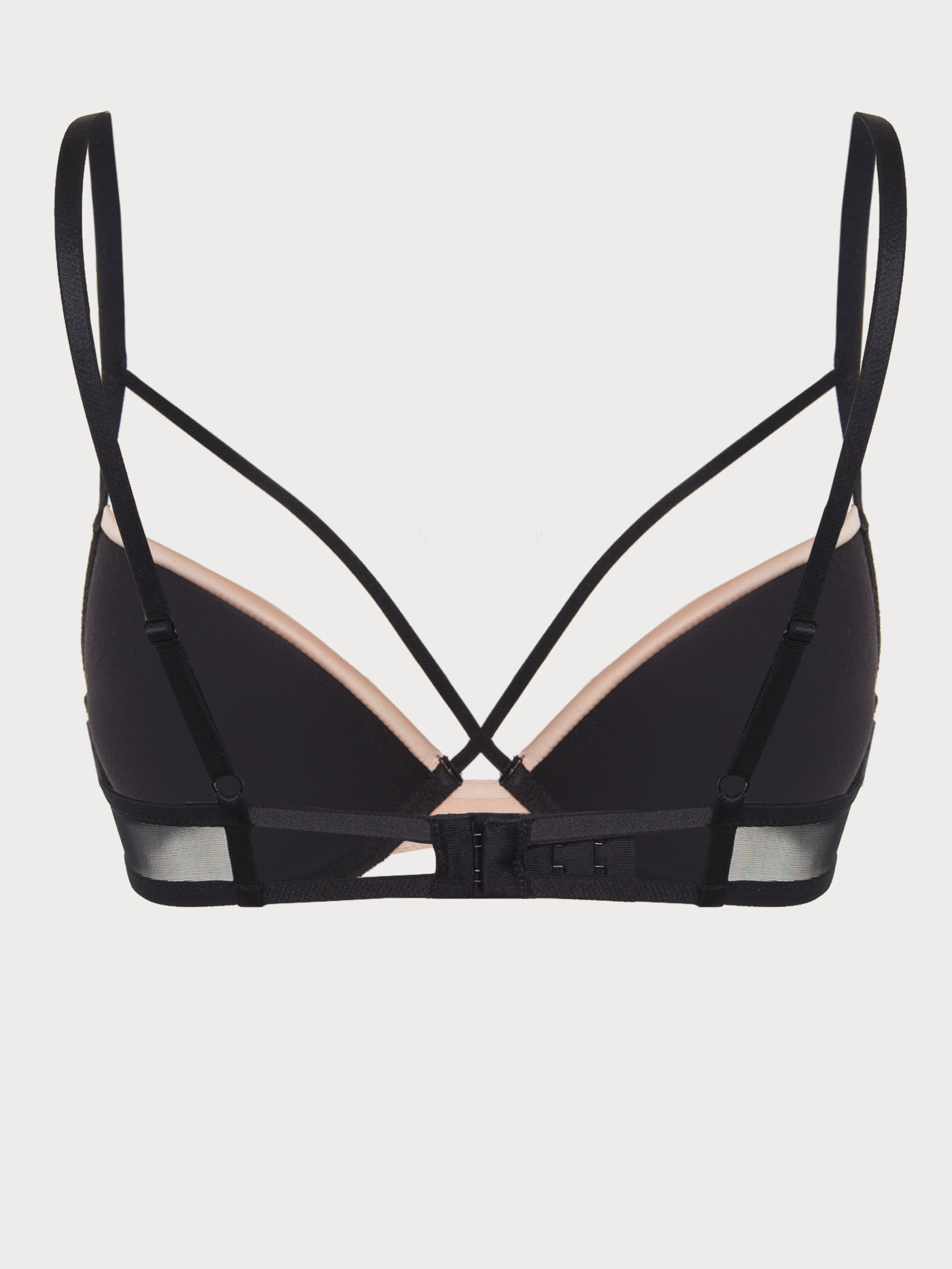 Бюстгальтер push-up Черный с бежевым 2840F1138 | фото 5