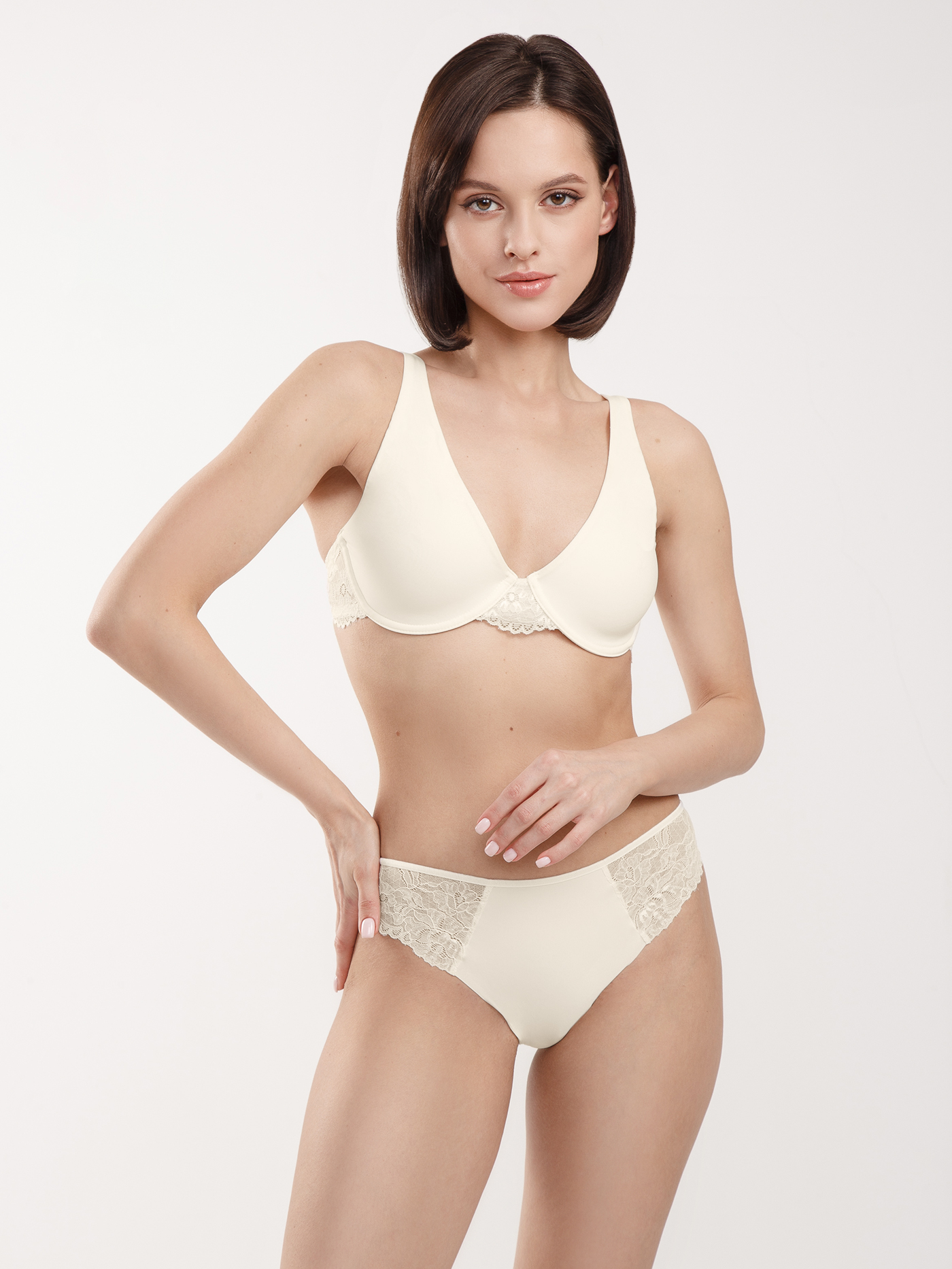 Трусы слип Экрю 2771F2201 | фото 1