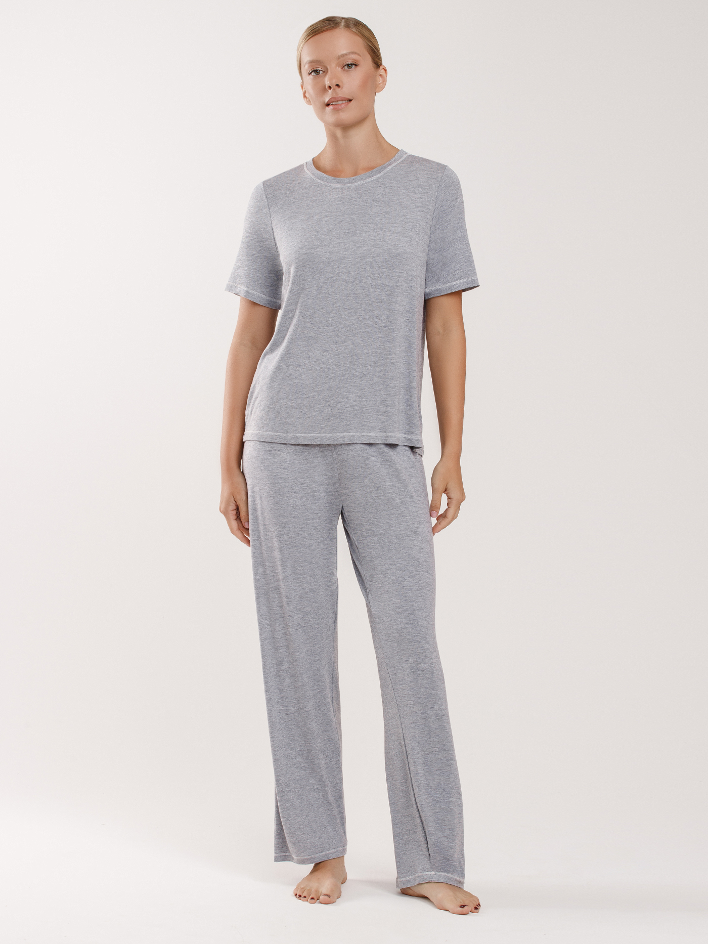 Футболка Серый 2991F3424 | фото 3