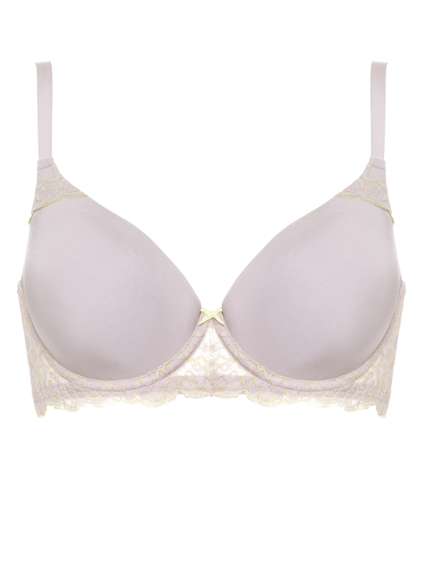 Бюстгальтер t-shirt Серый с желтым 2413F1487L | фото 3