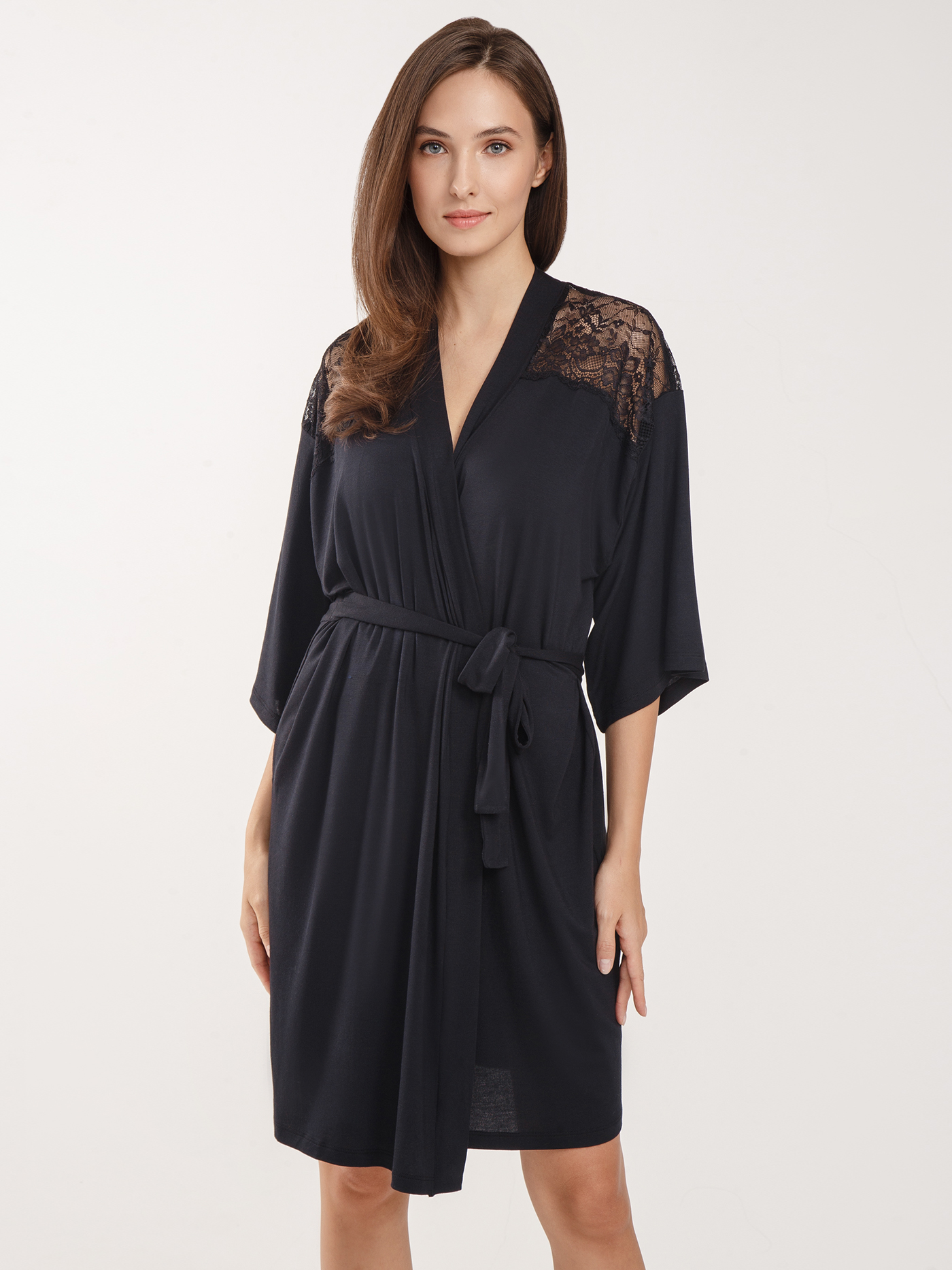 Халат Черный 2862F3504 | фото 1