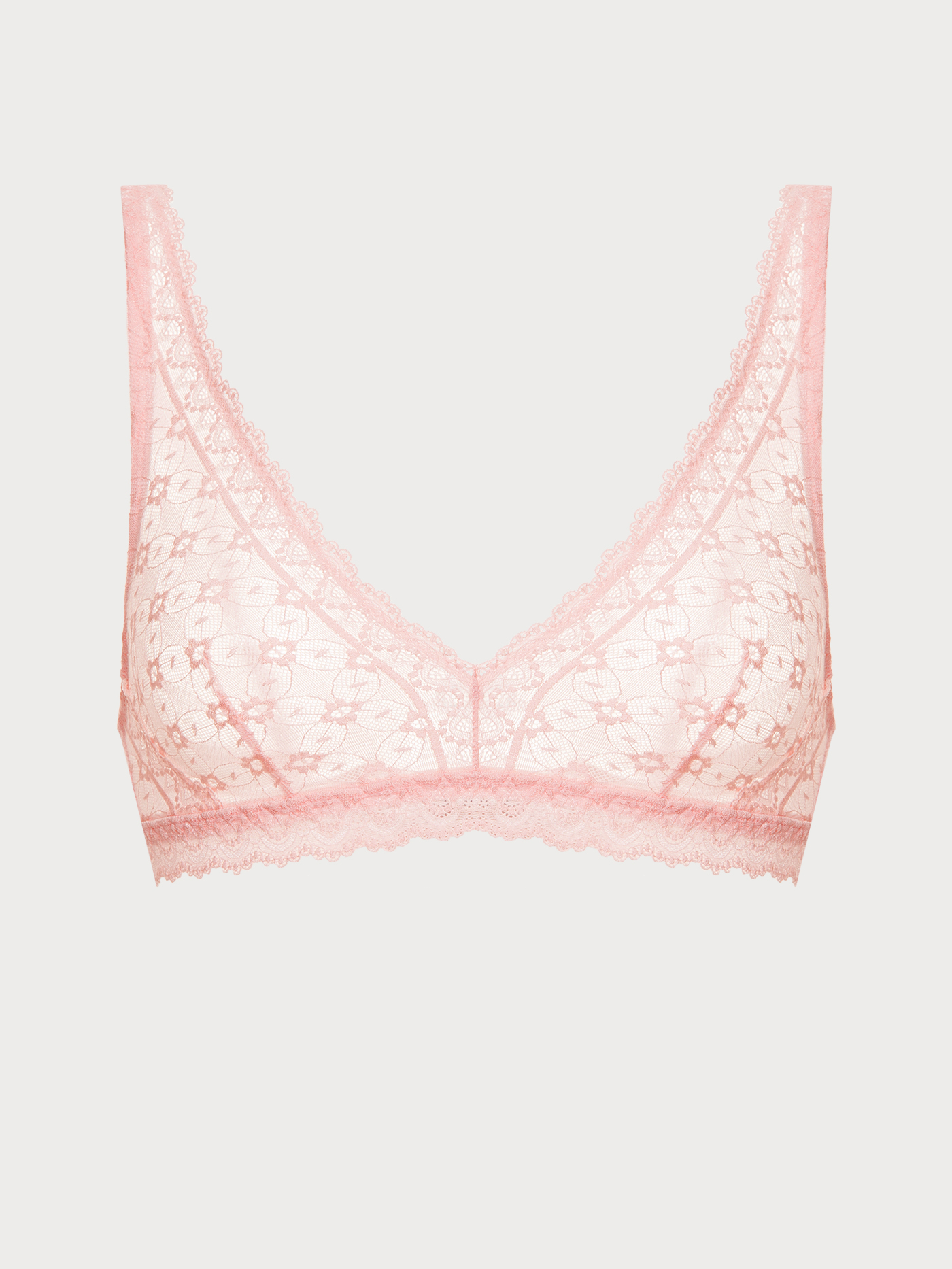 Бюстгальтер мягкий треугольник Пастельно-розовый 2958F1418 | фото 6