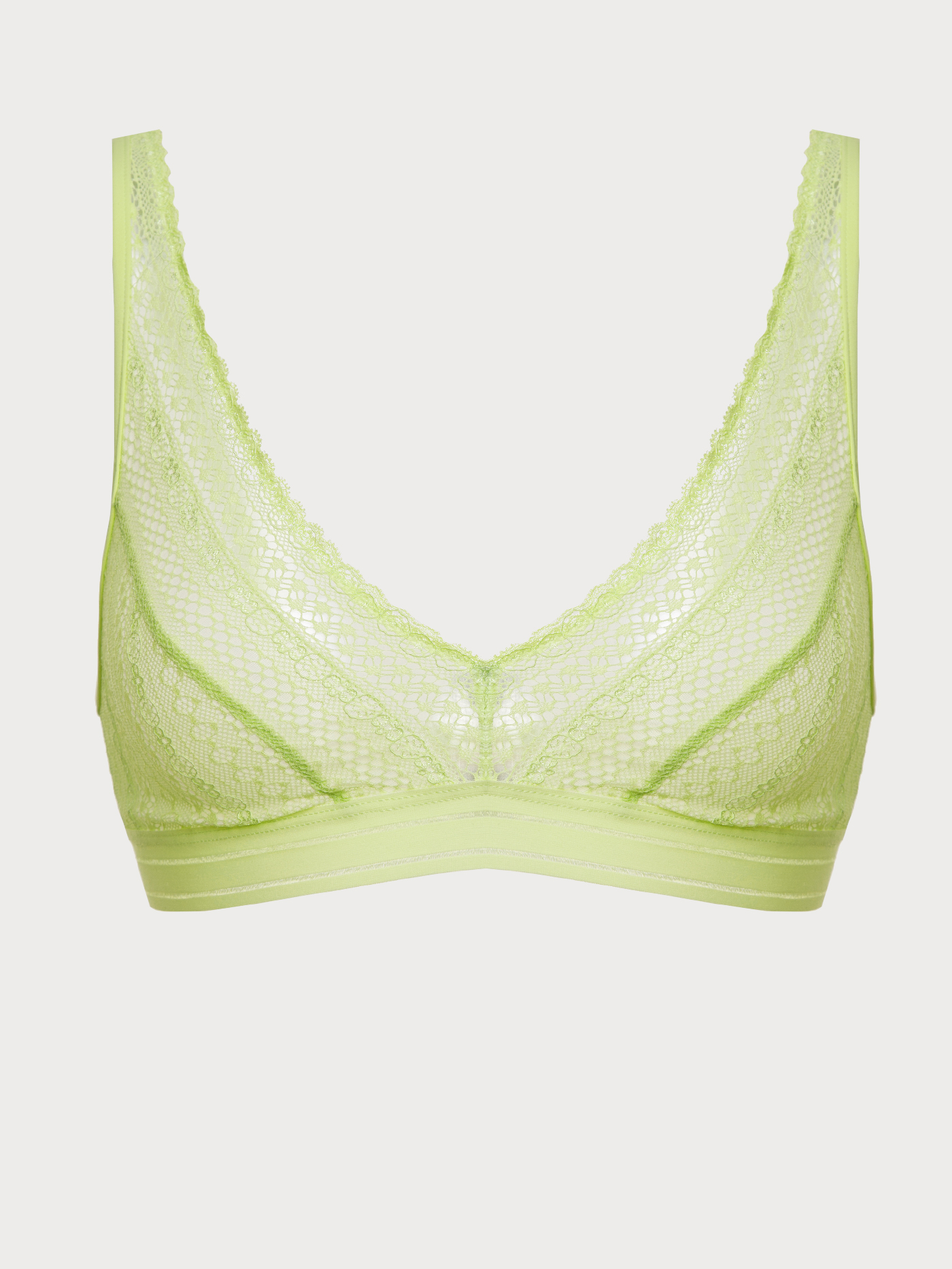 Бюстгальтер мягкий треугольник Лаймовый 2872F1419 | фото 6