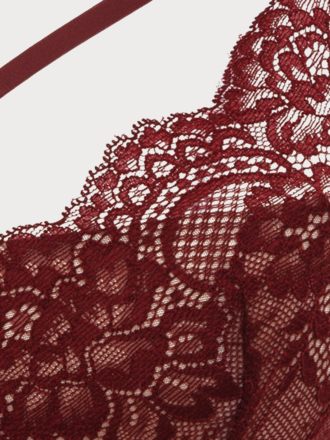 Бюстгальтер moon-half Бордовый 2858F1451 | фото 5