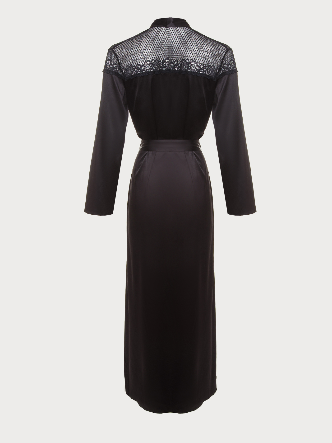 Халат длинный Черный 2984F3508 | фото 7