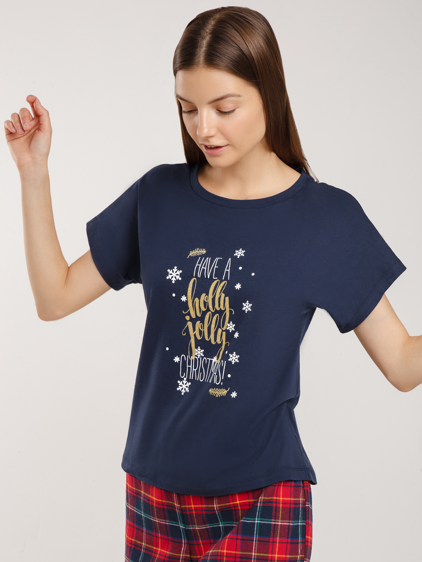 Футболка Принт синий JBN-2 | фото 4