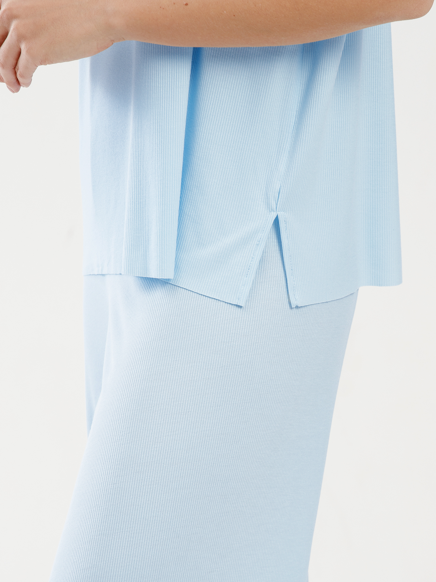 Брюки Голубой 3001F5005 | фото 5