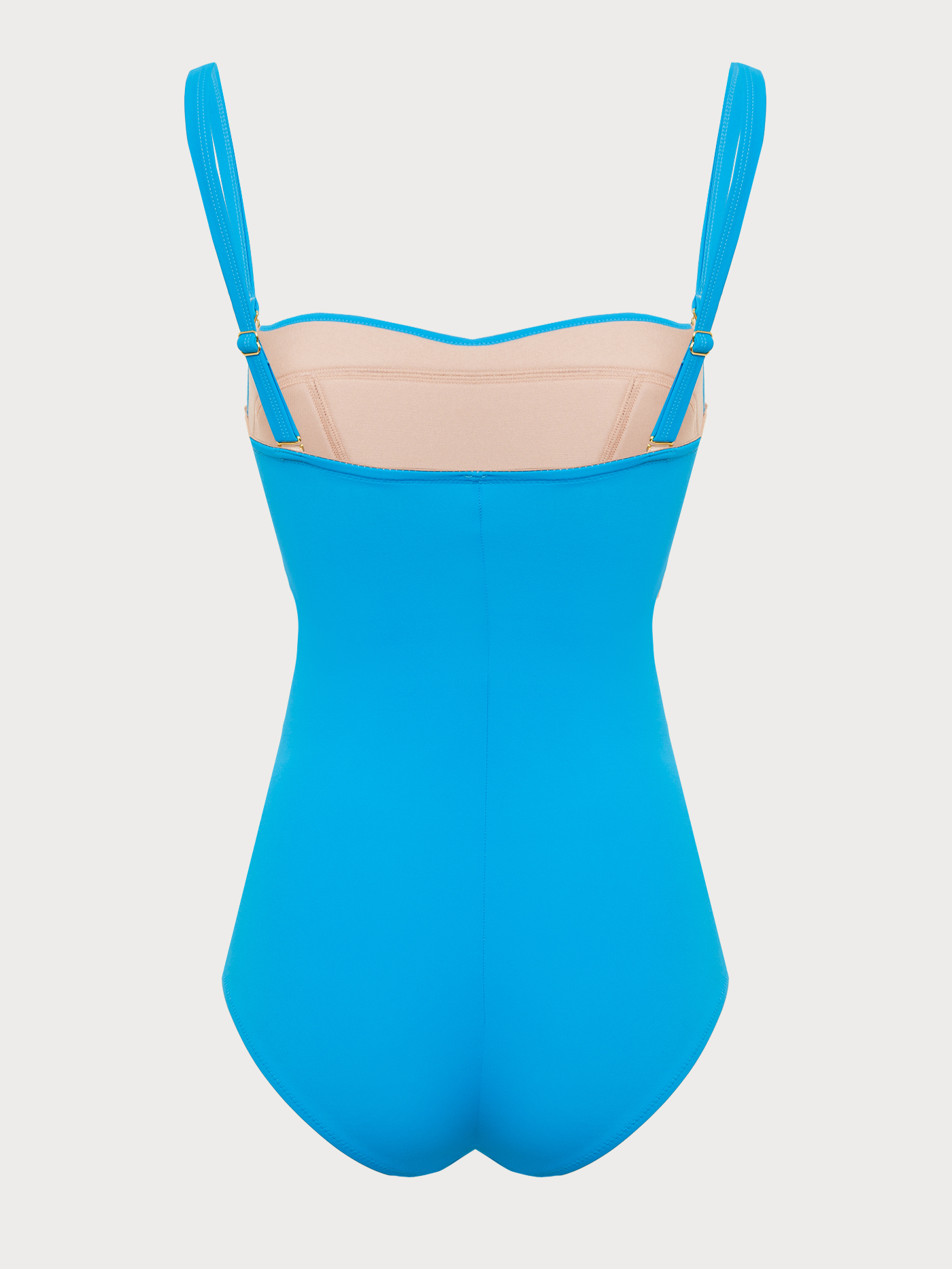 Купальник слитный бандо Бирюзовый 2932S4705_2 | фото 6