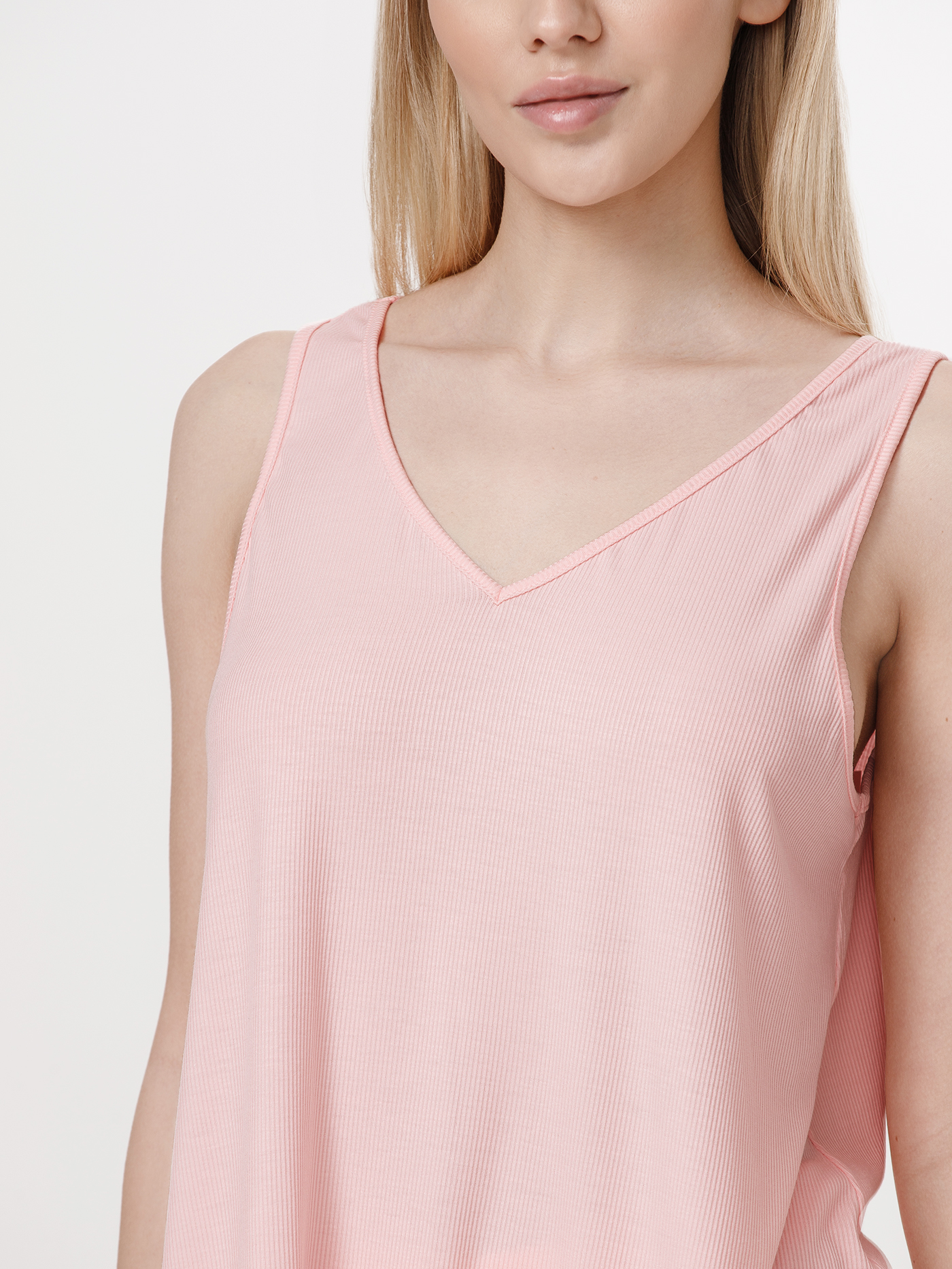 Майка Пастельно-розовый 3001F3114 | фото 3