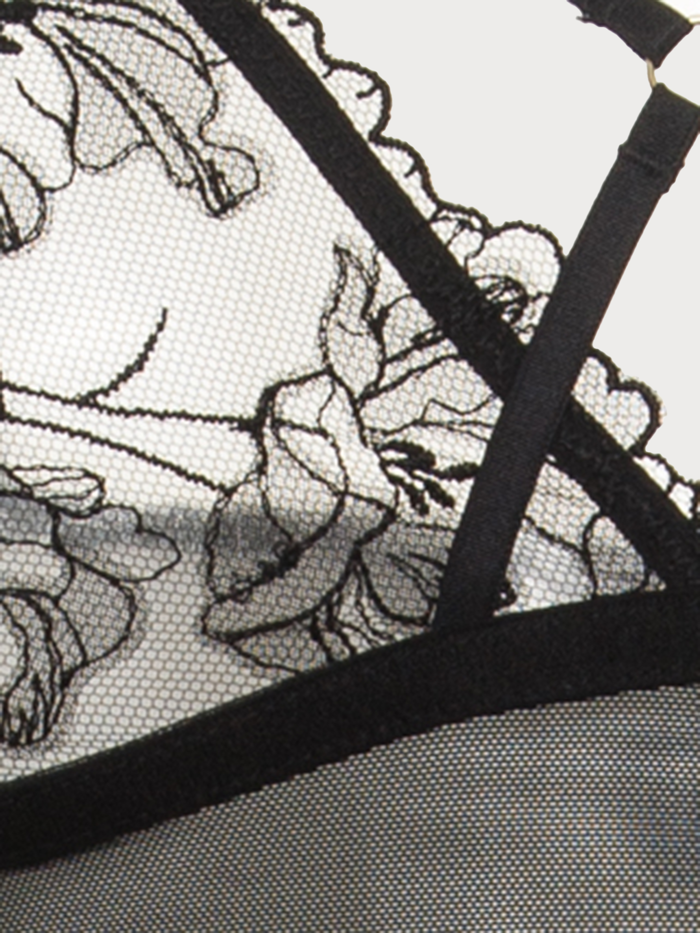 Сорочка на бретелях Черный TR-171125DR | фото 5