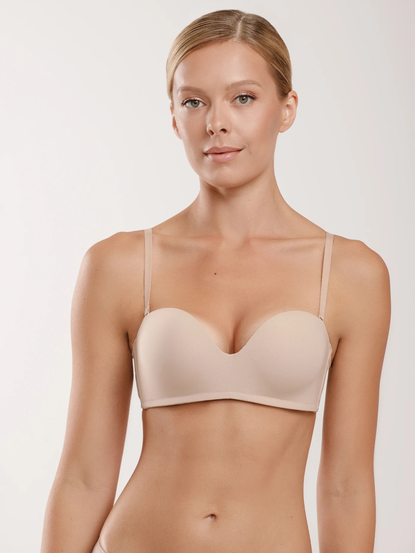 Бюстгальтер балконет push-up Бежевый 2613F1242L | фото 3