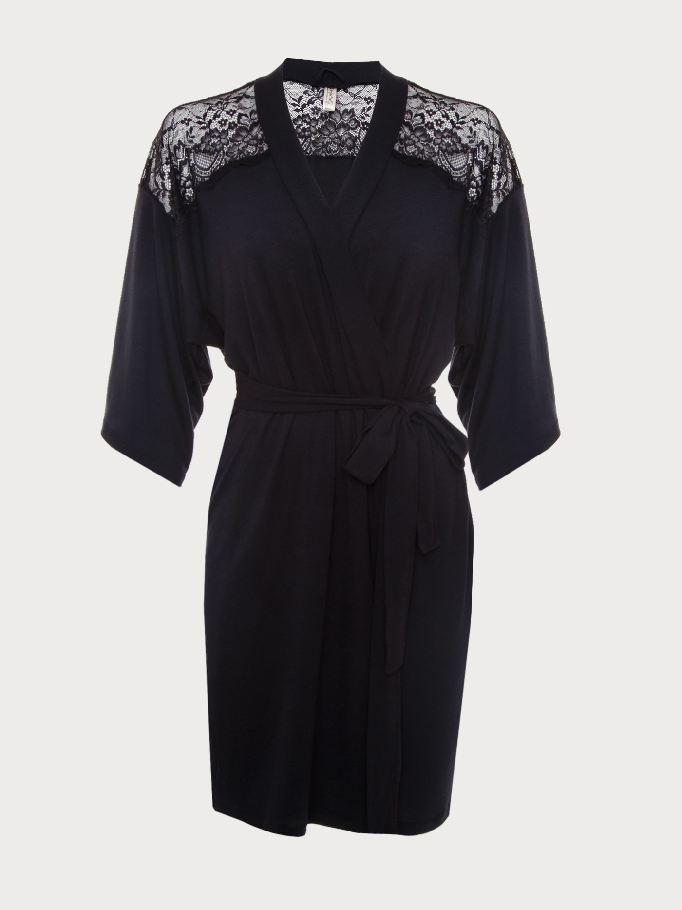 Халат Черный 2862F3504 | фото 4