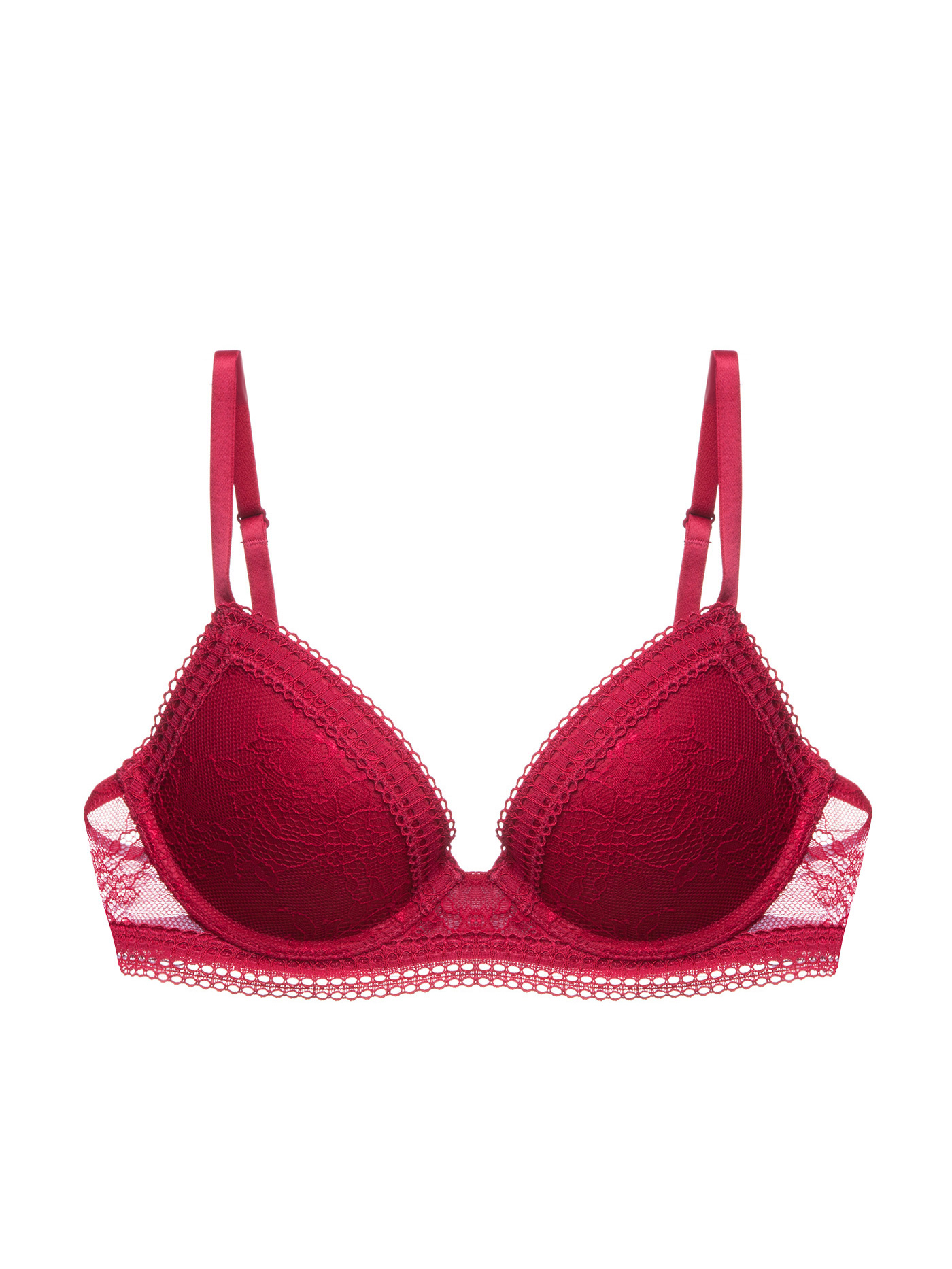 Бюстгальтер push-up Насыщенный красный DE4458PU | фото 3