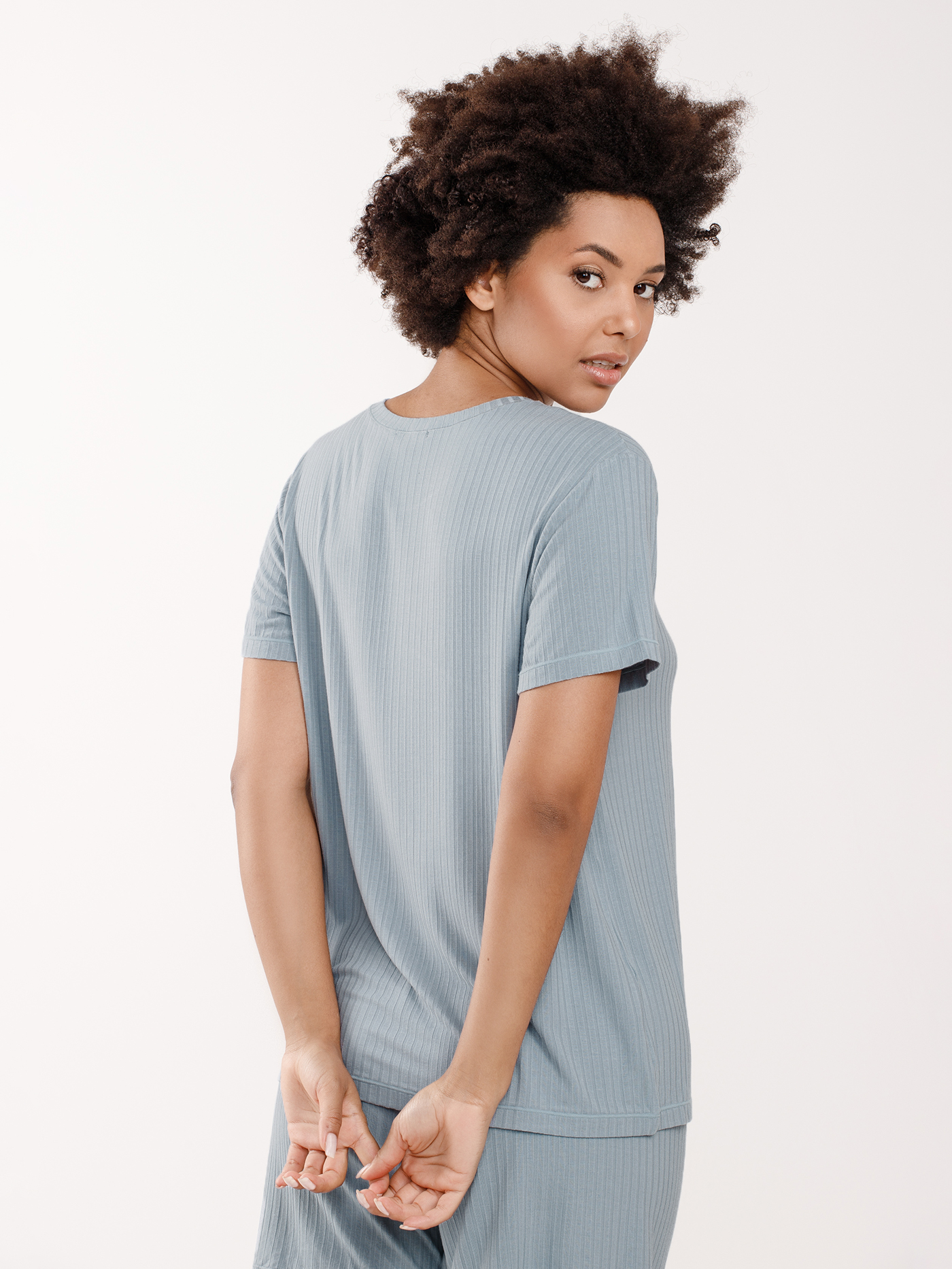 Футболка Серо-голубой OST-3 | фото 4