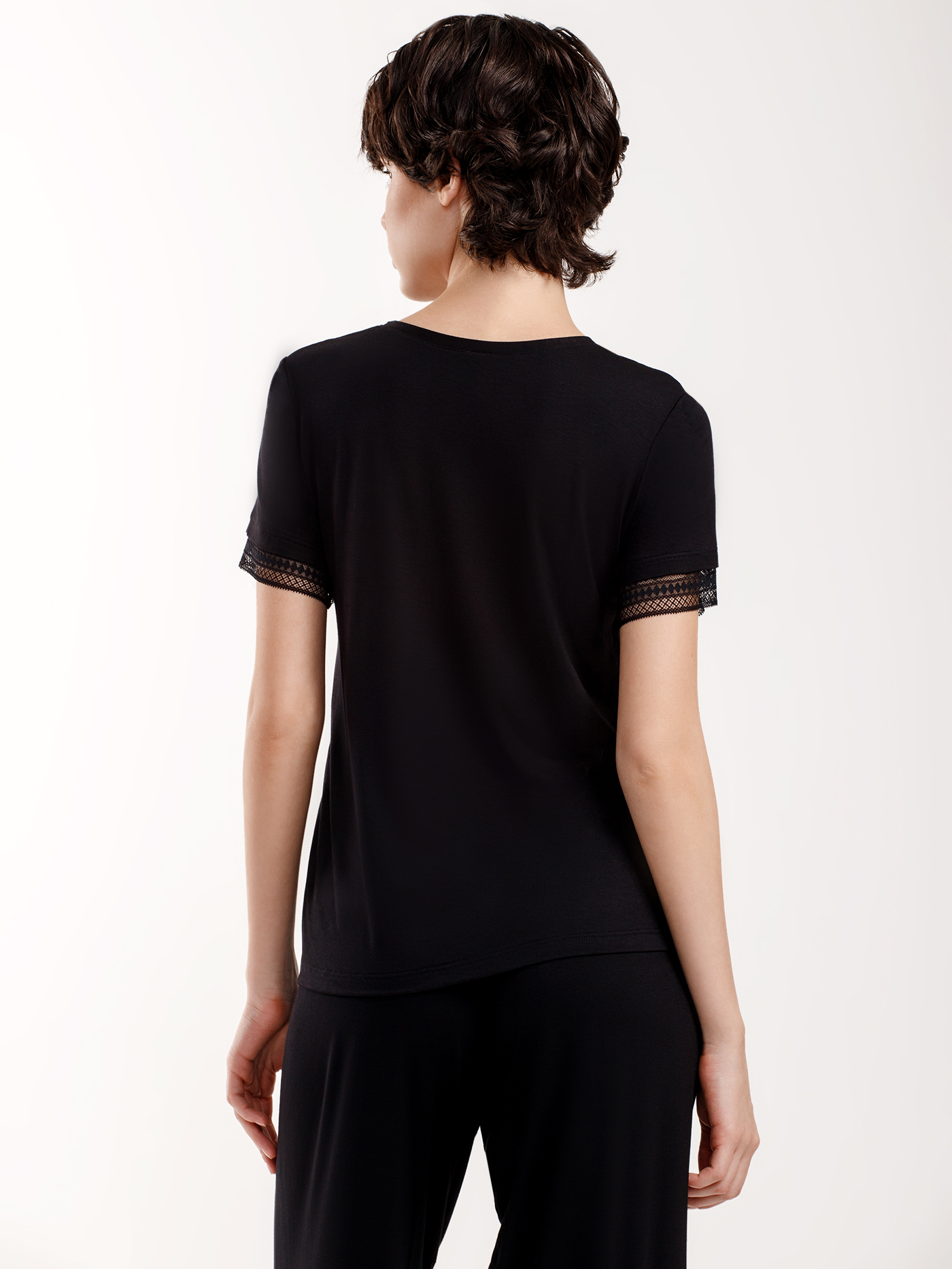 Футболка Черный 3017F3424 | фото 4